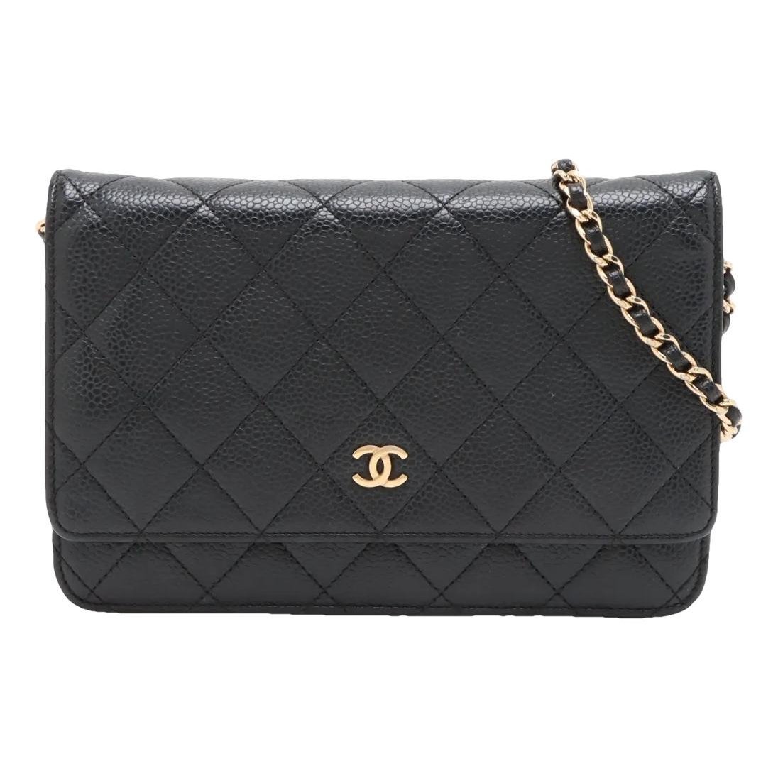Wallet On Chain Timeless/Classique leather crossbody bag