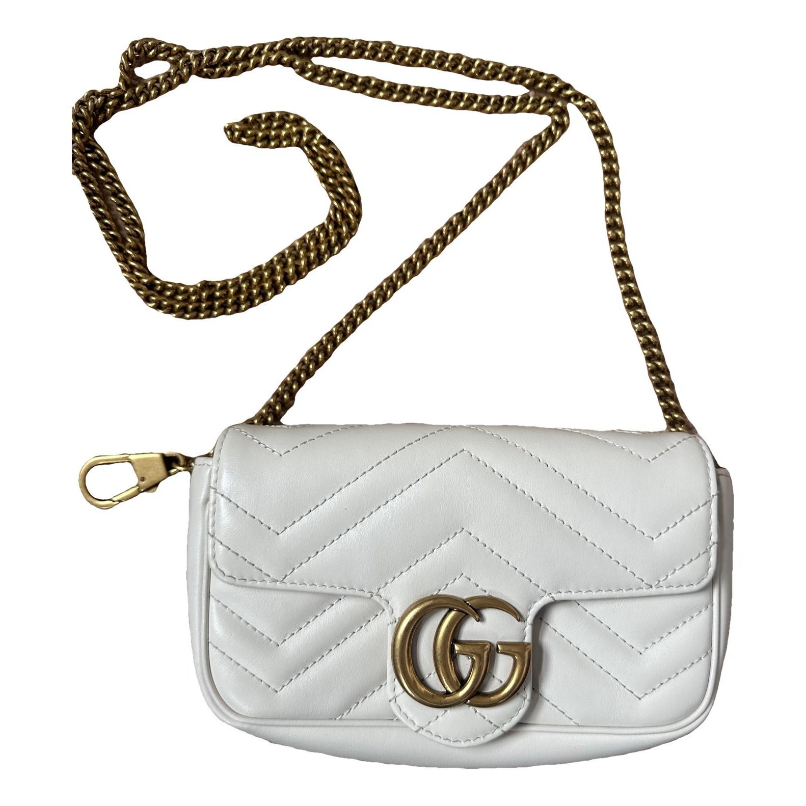 GG Marmont Flap leather crossbody bag