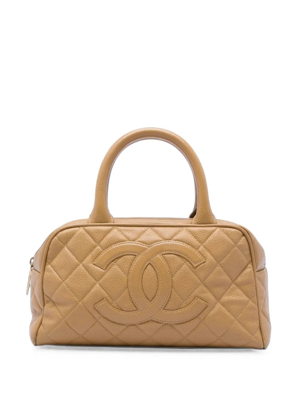 2003-2004 CC Quilted Caviar Bowling Bag handbag