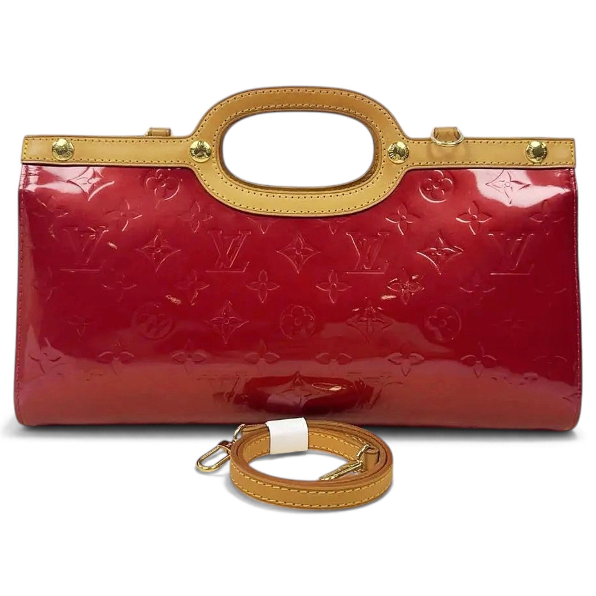 Roxbury patent leather handbag