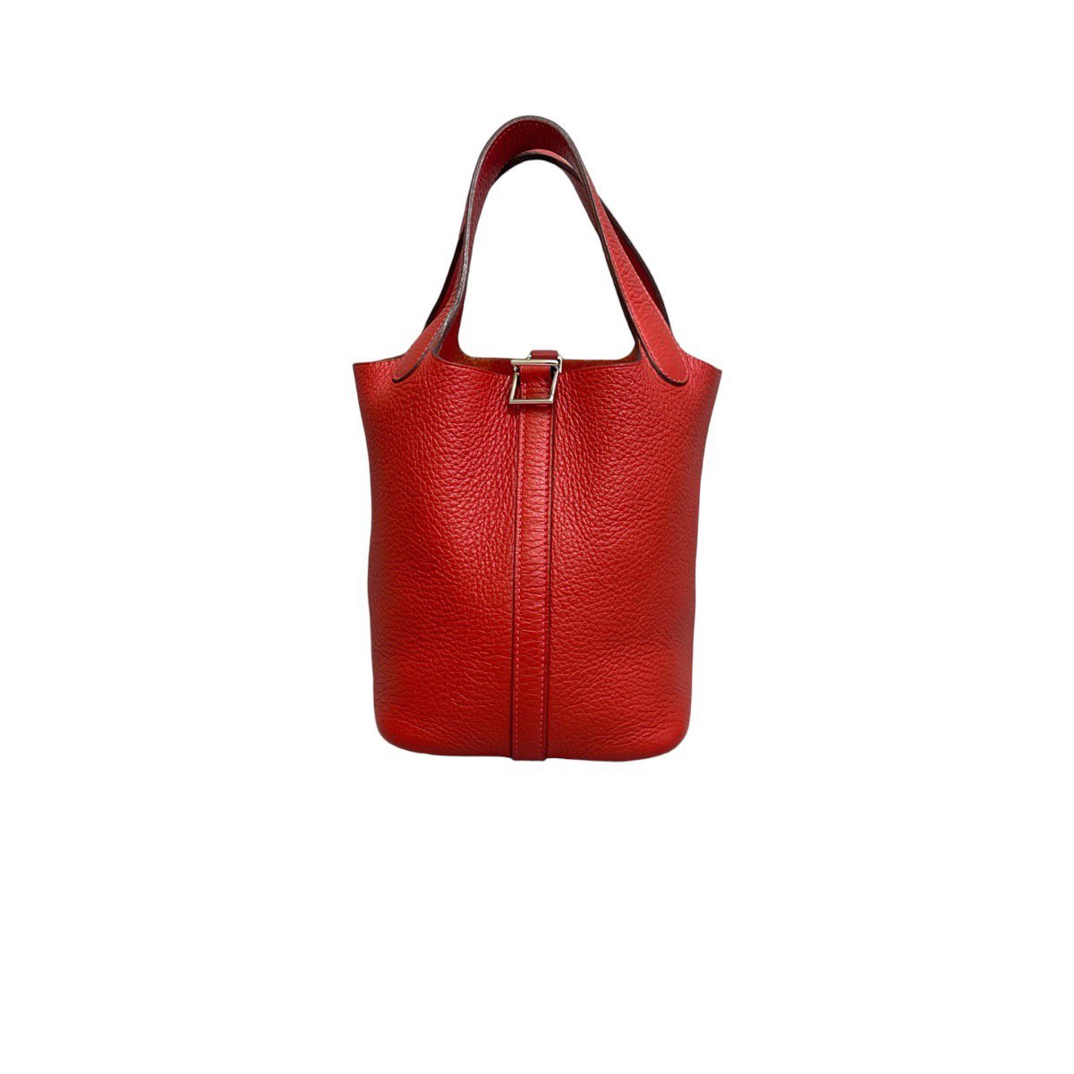 Picotin leather tote