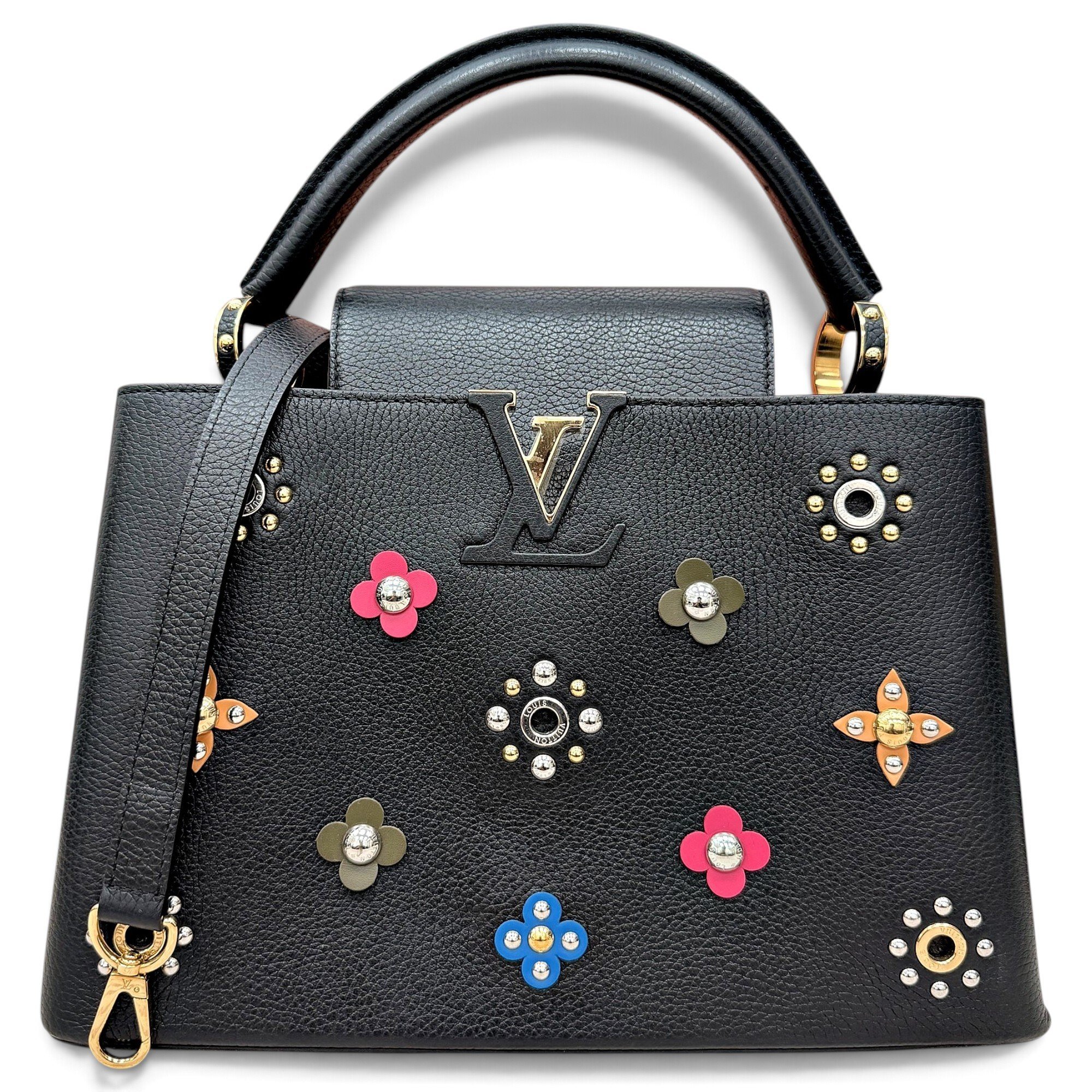 Capucines leather handbag