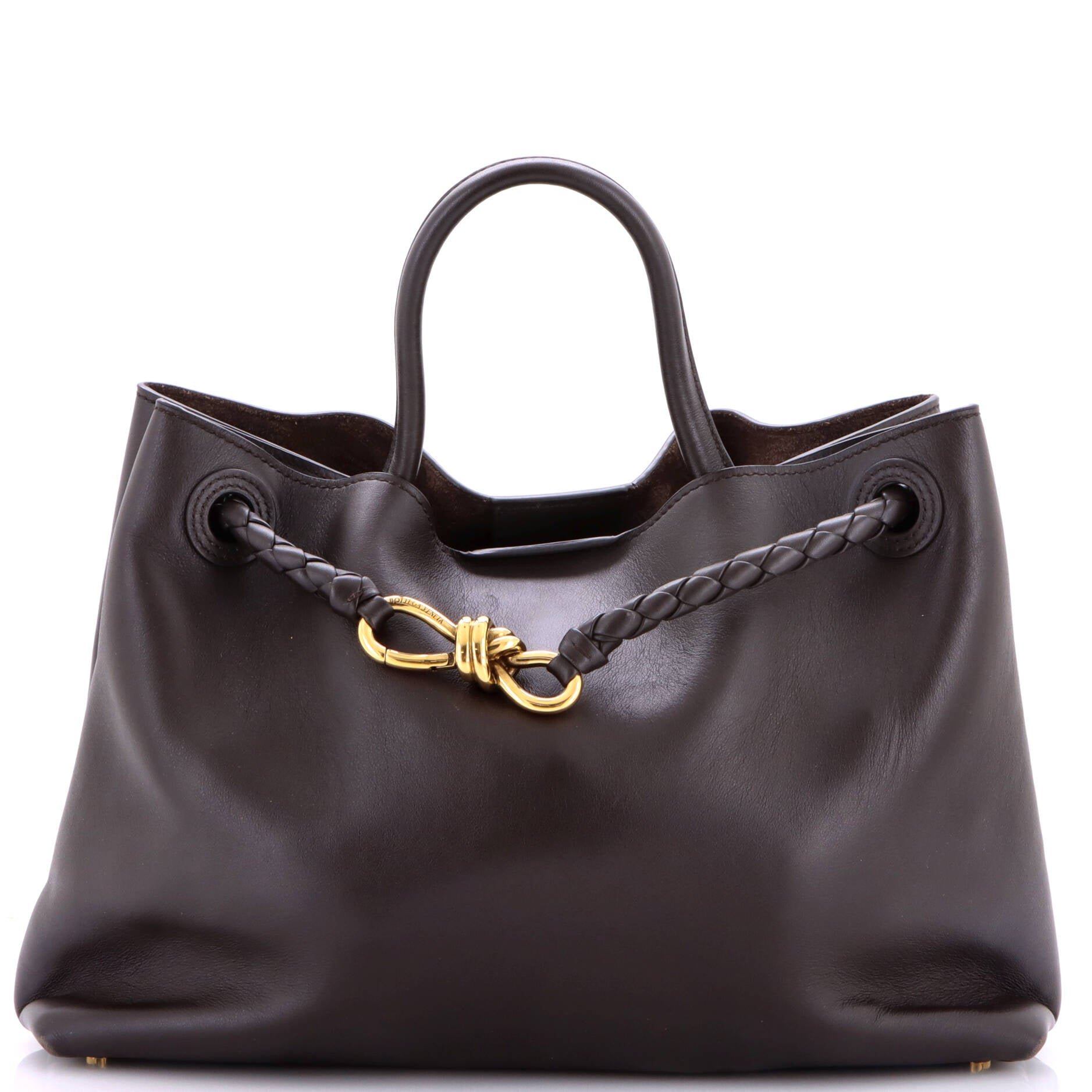 Andiamo Top Handle Bag Leather Medium