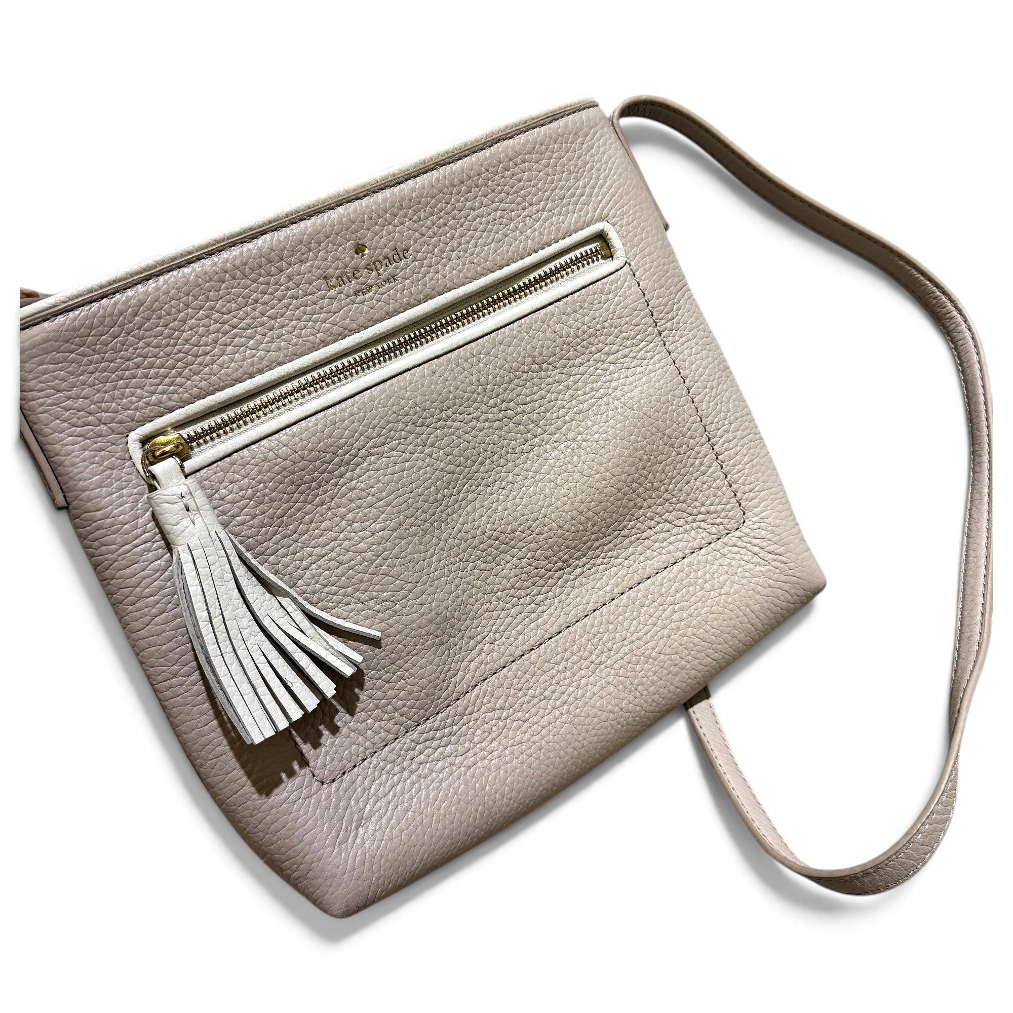 Leather crossbody bag