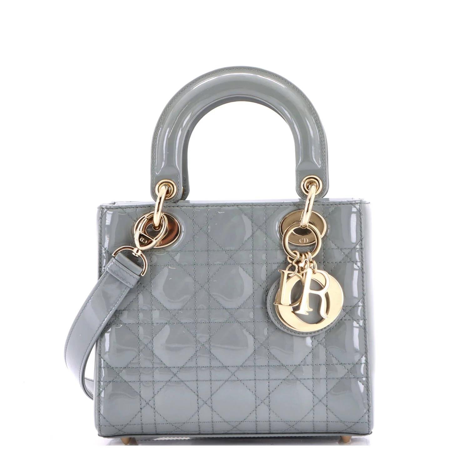 Patent leather handbag