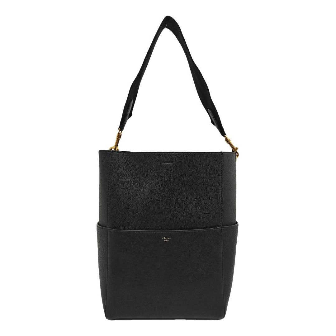 Seau Sangle leather handbag