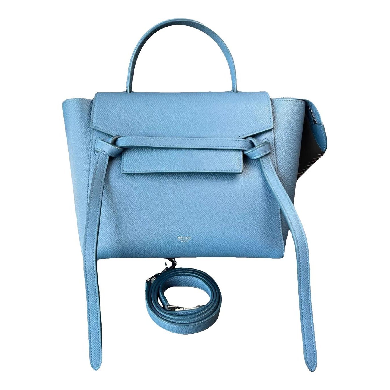 Belt leather handbag