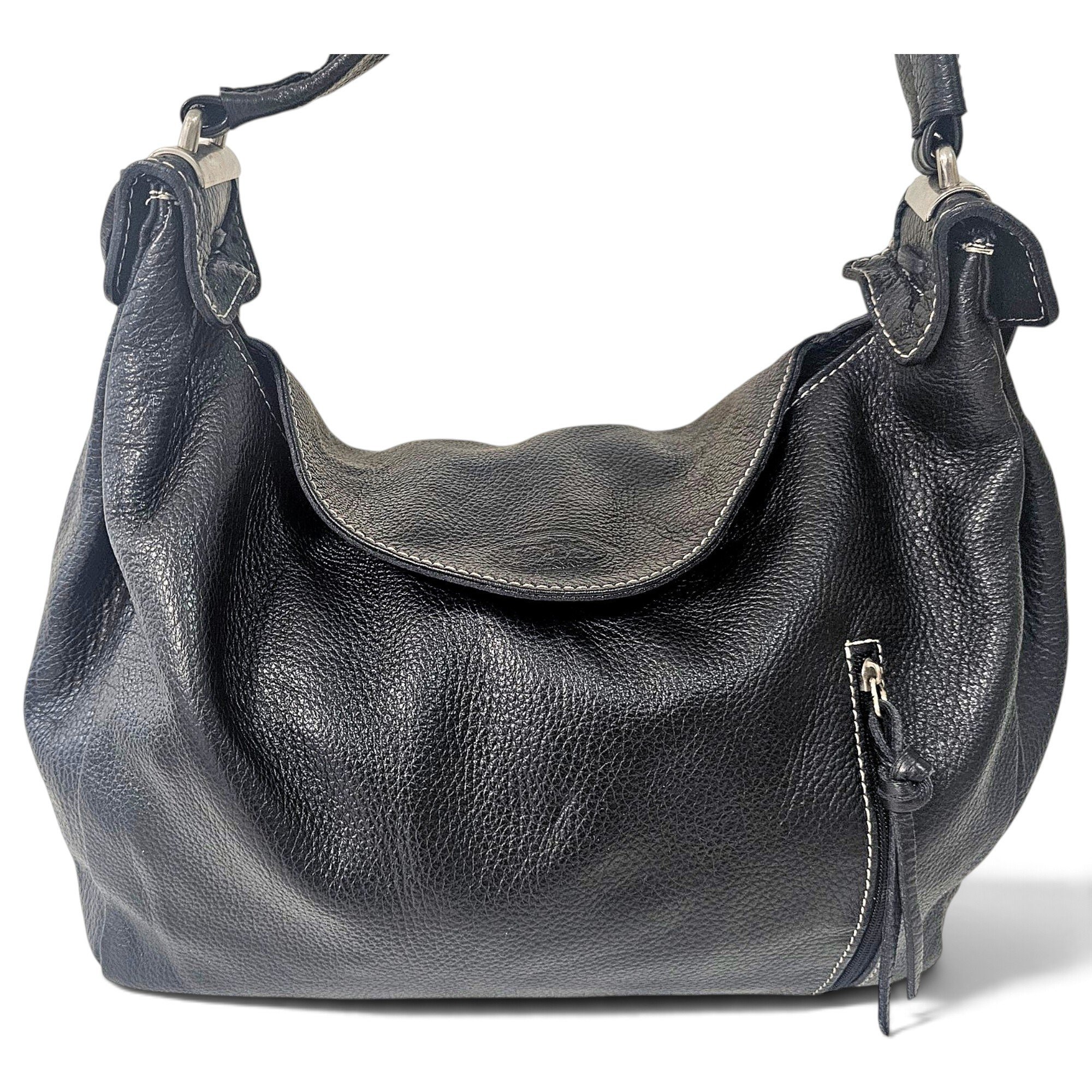 Leather handbag
