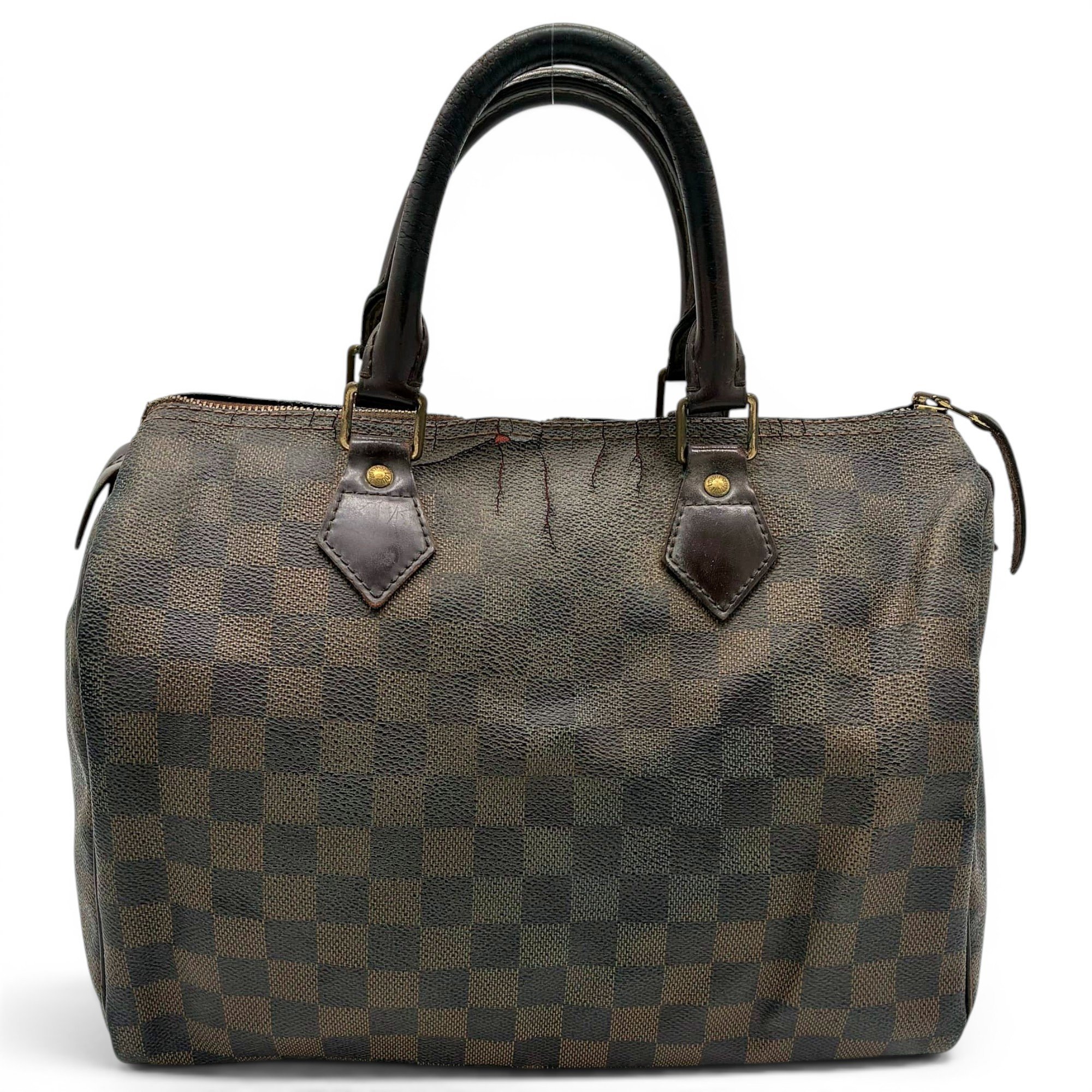 Speedy leather bowling bag