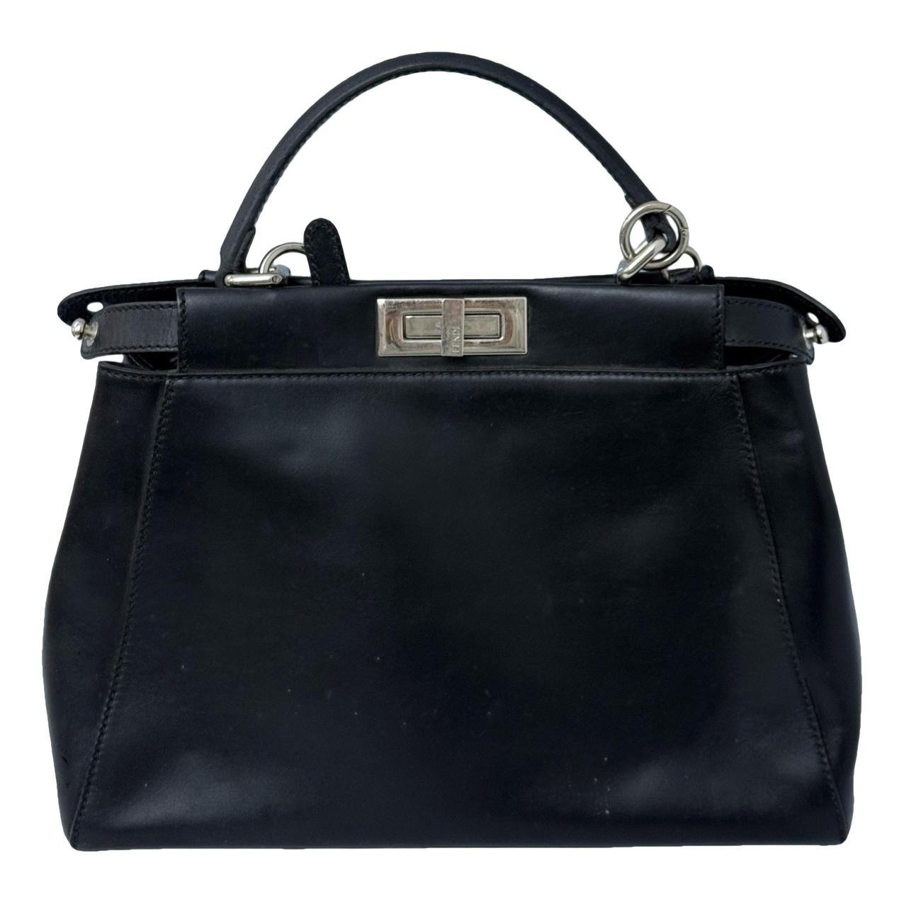 Peekaboo leather handbag