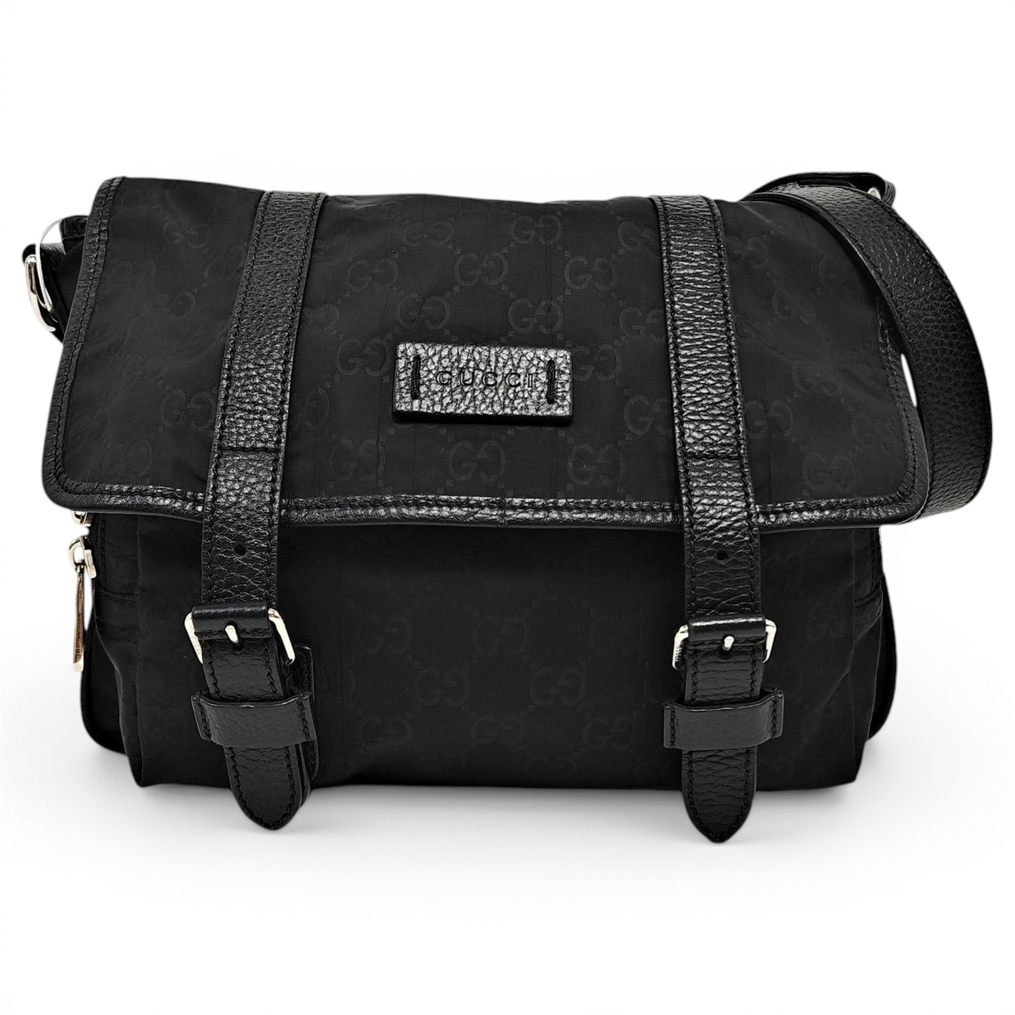 GG Marmont Zip Messenger cloth handbag