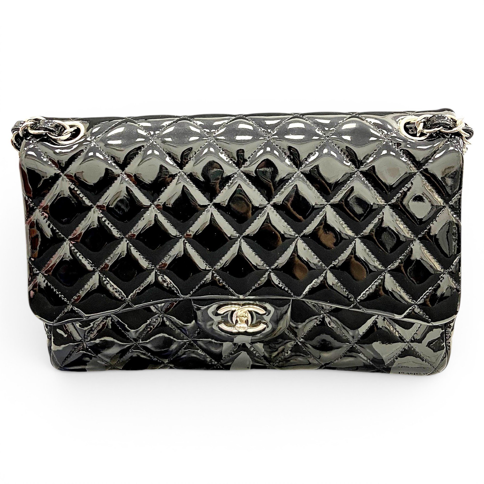 Timeless/Classique patent leather handbag