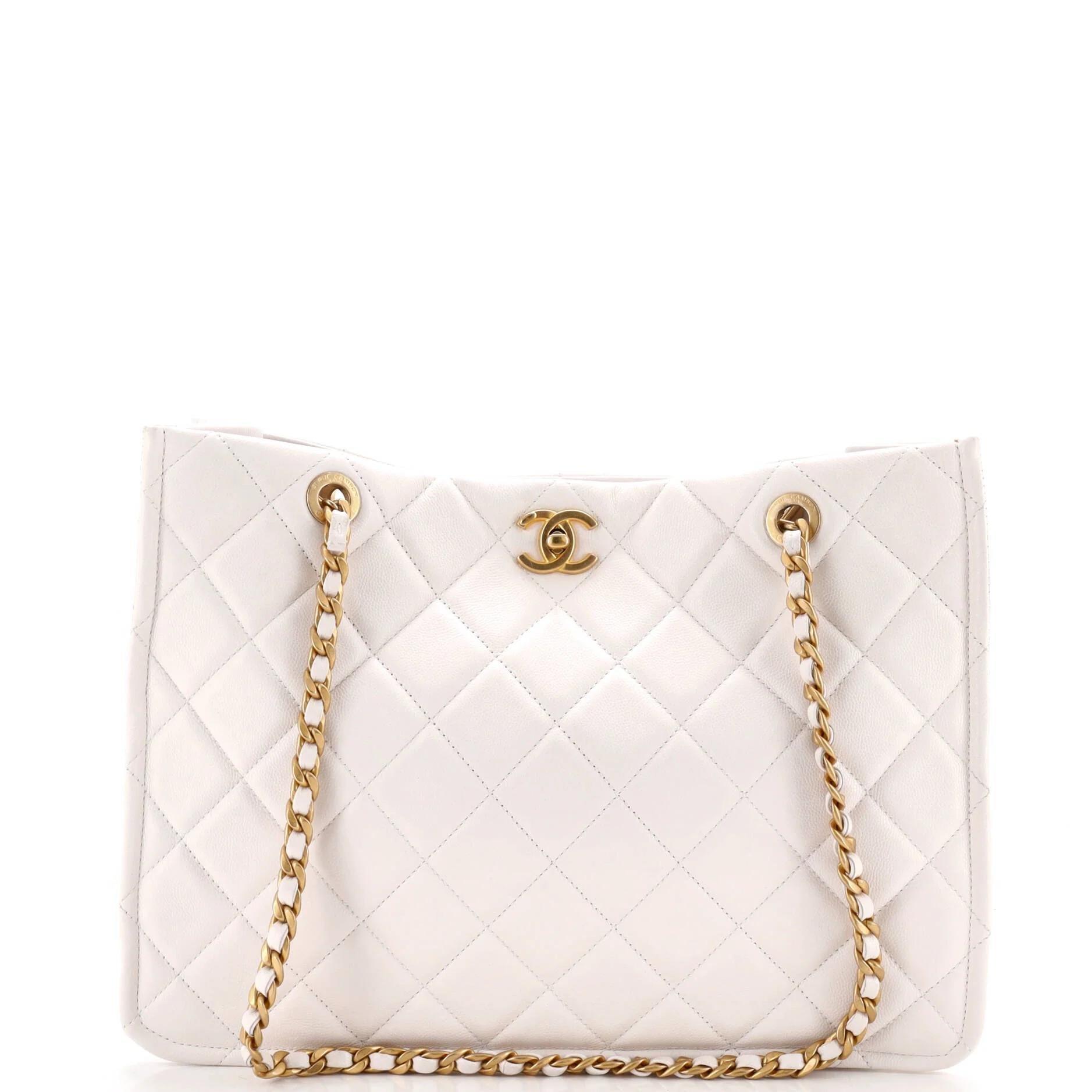 Chanel Classic CC Shopping leather tote