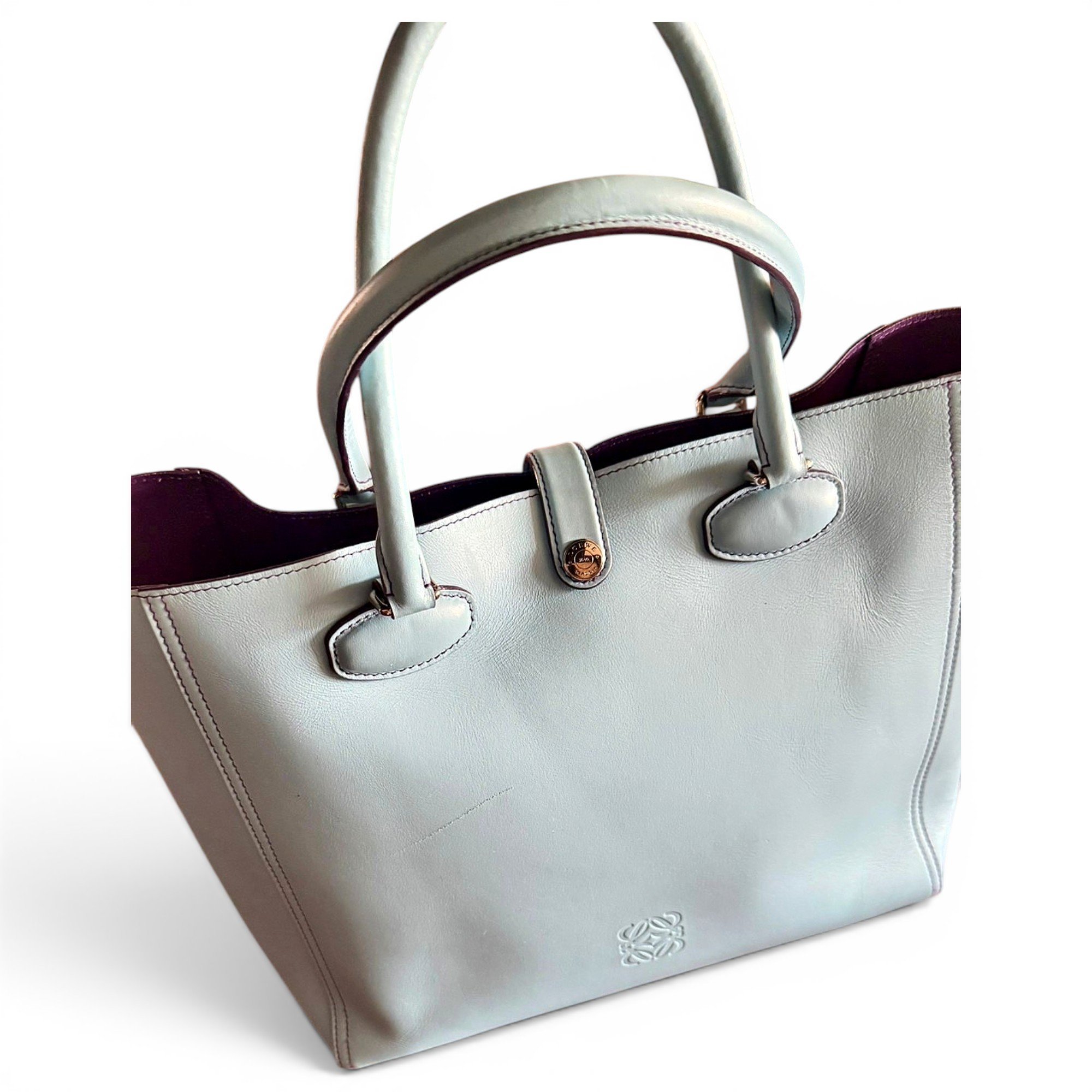 Léo leather tote