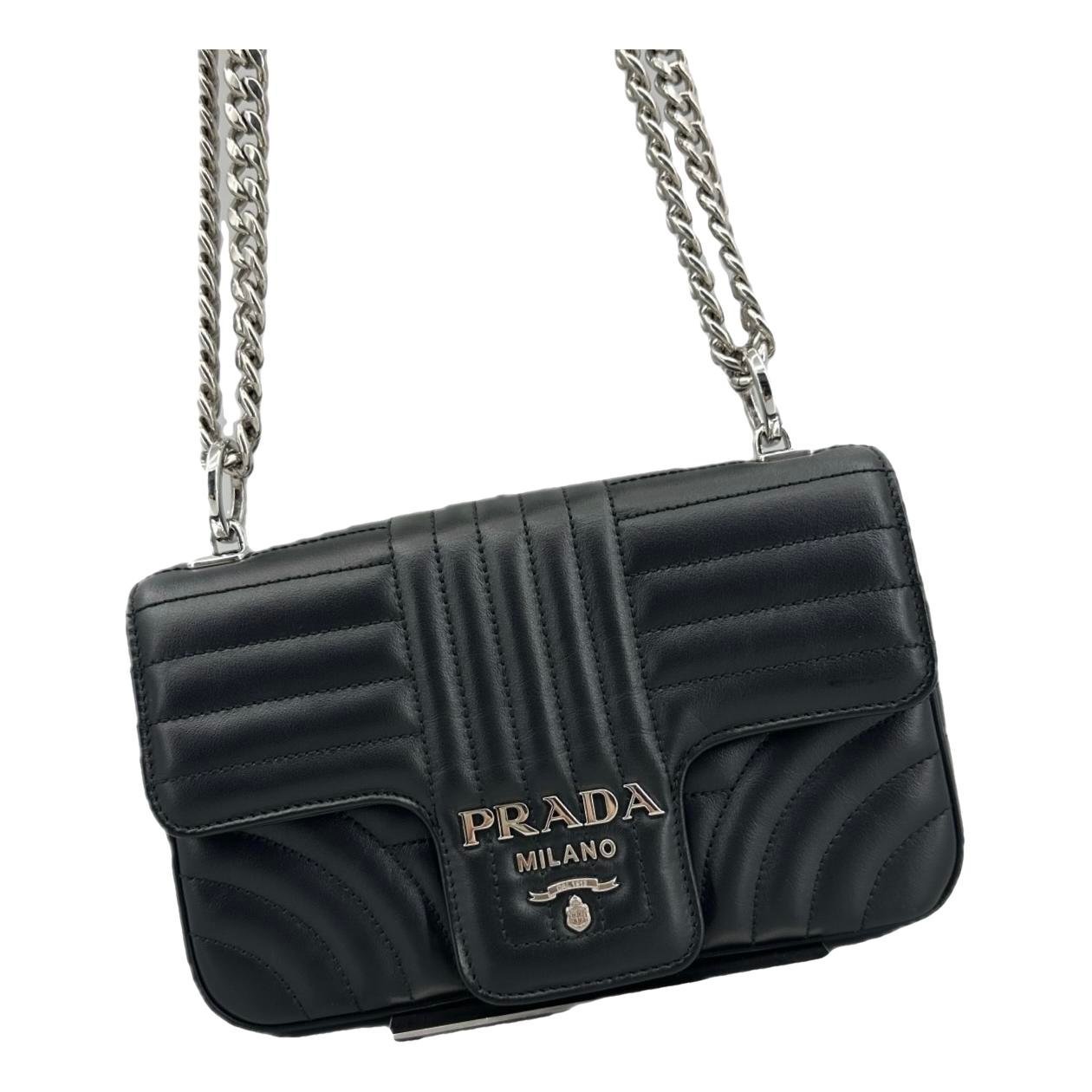 Diagramme leather handbag