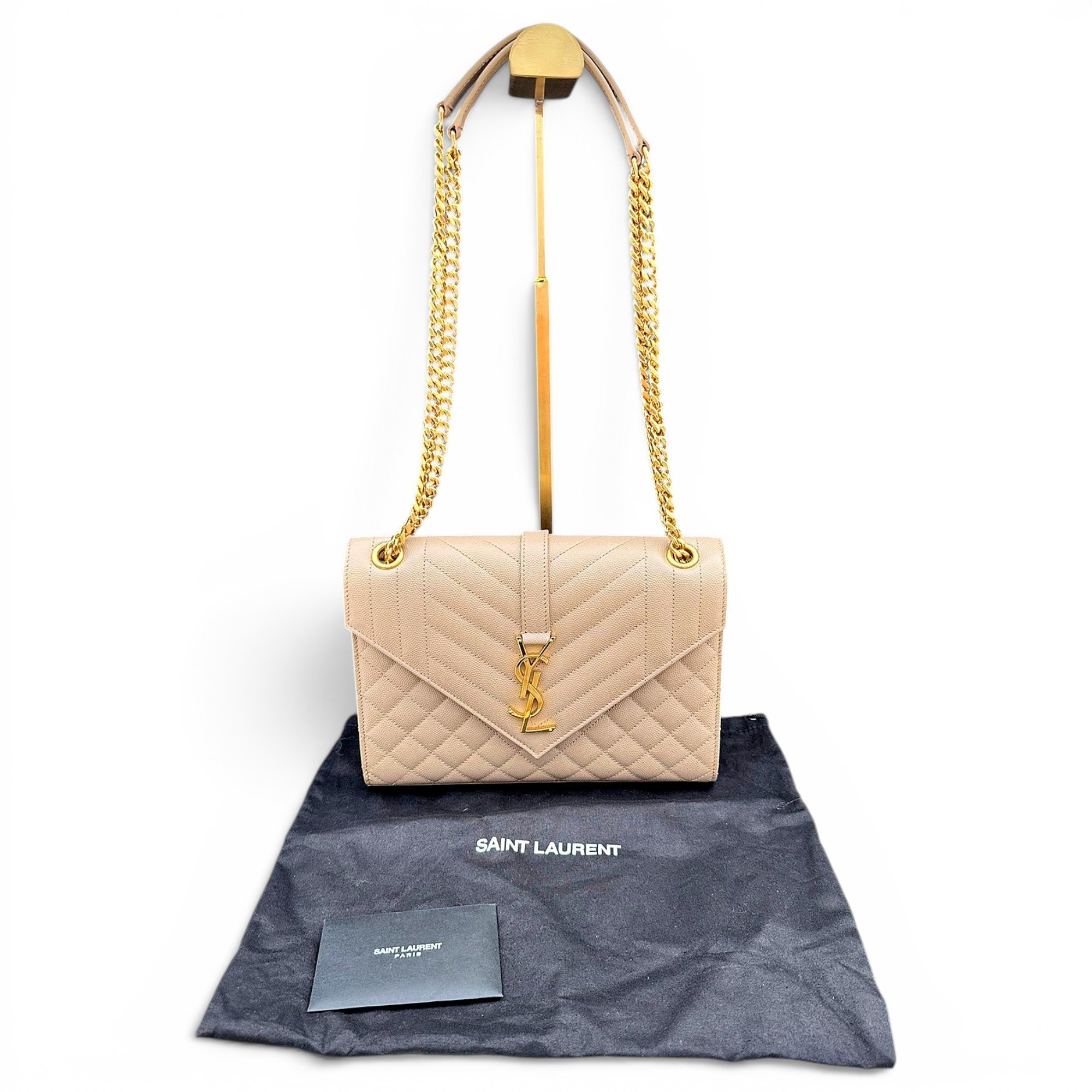 Envelope leather crossbody bag