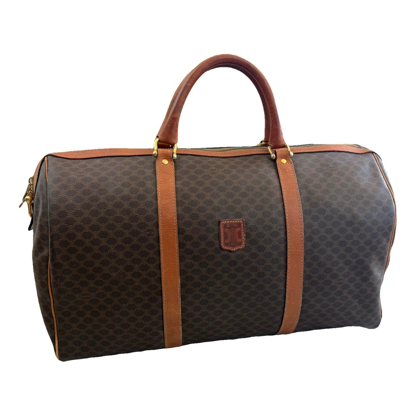 Leather travel bag