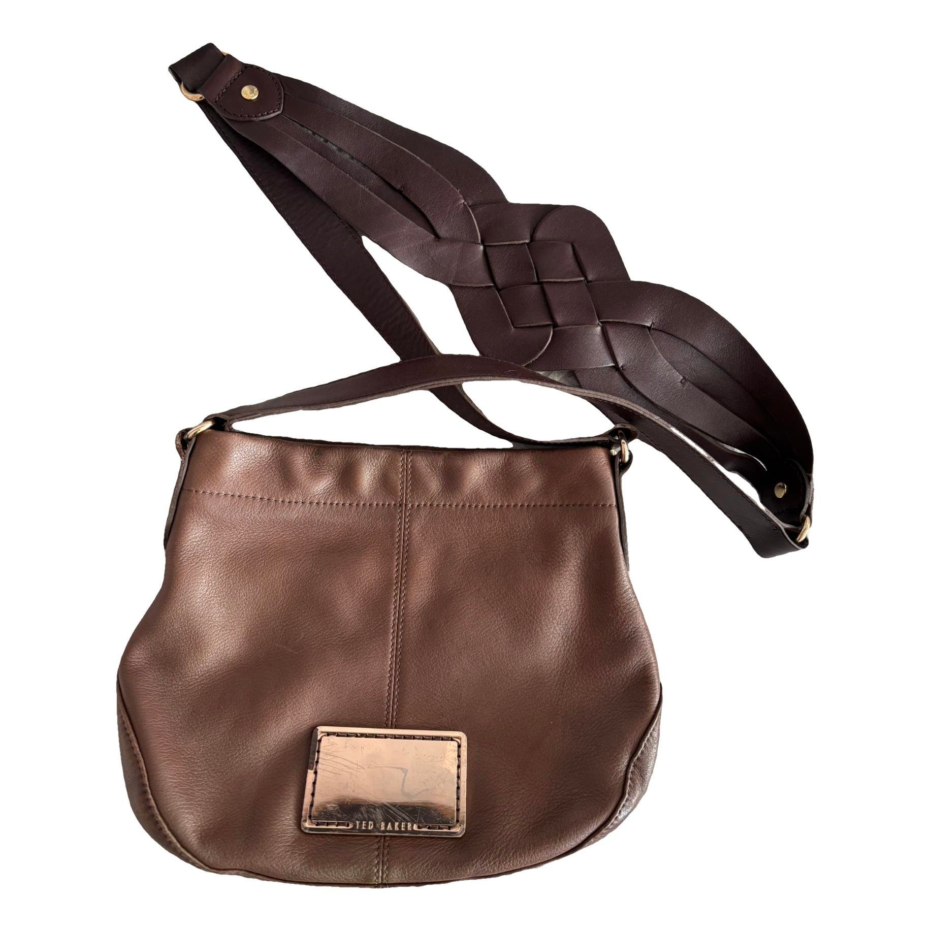 Leather crossbody bag