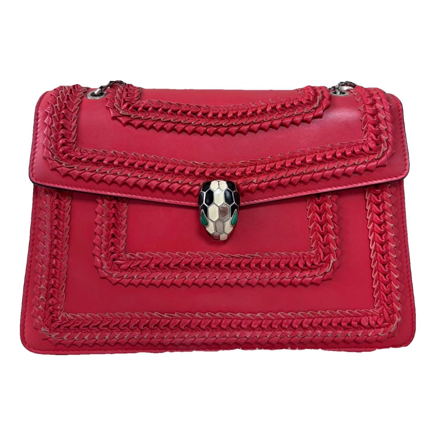 Serpenti leather handbag