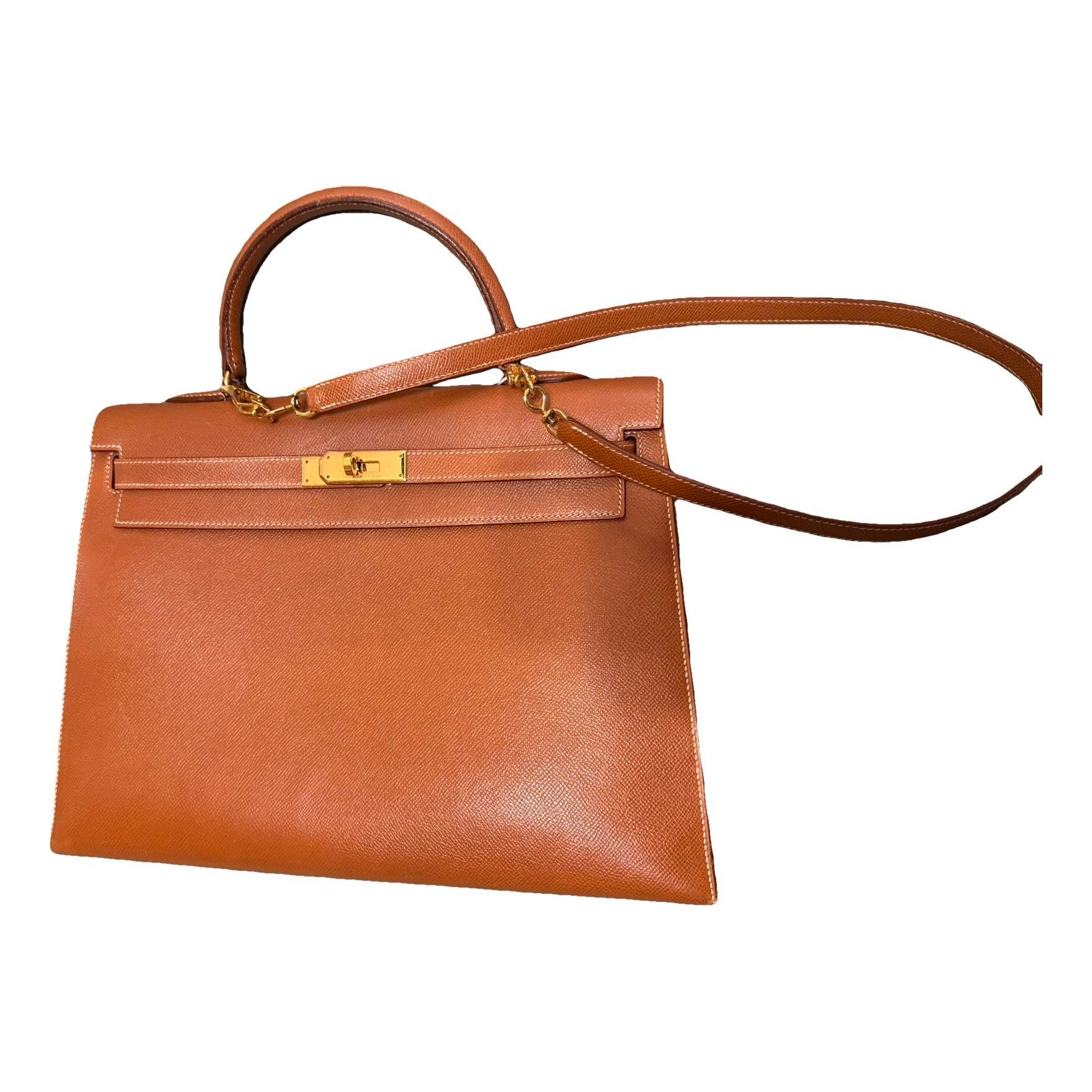 Kelly 35 leather handbag