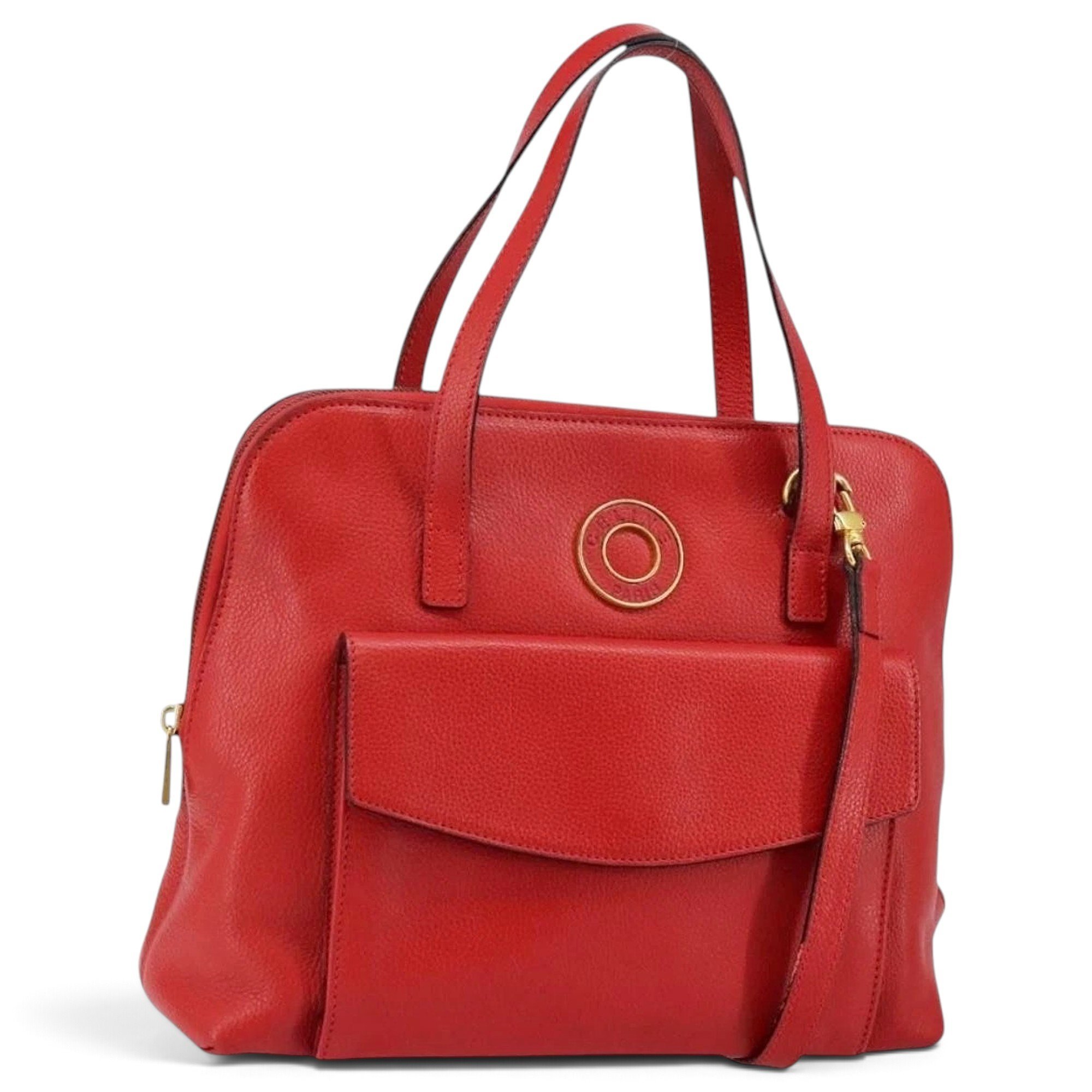 Leather handbag