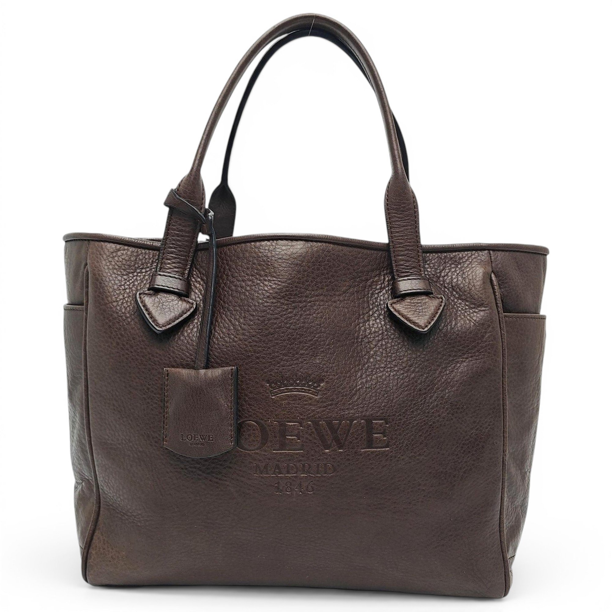 Leather handbag