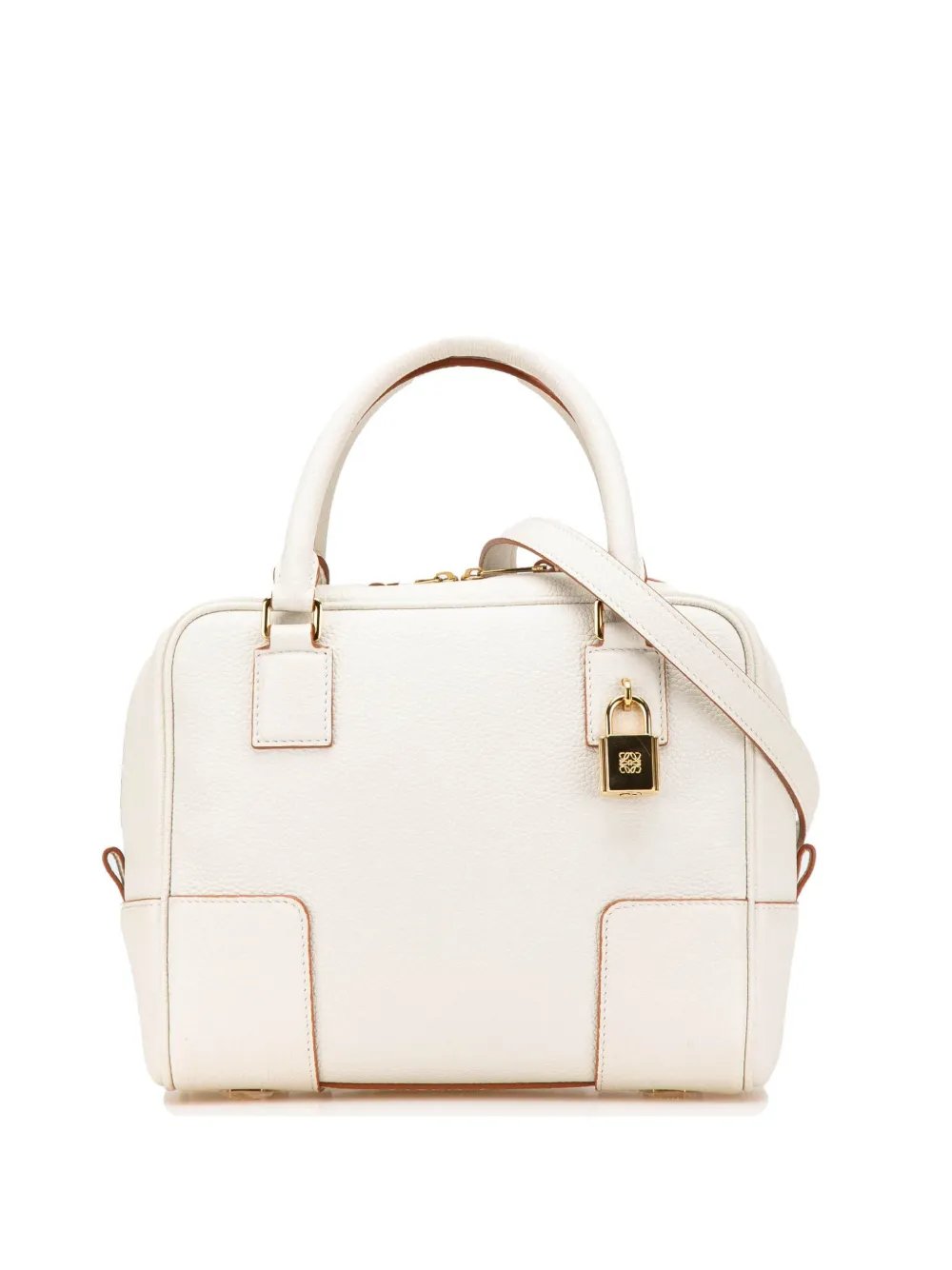2021-2024 Leather Amazona Square 19 satchel