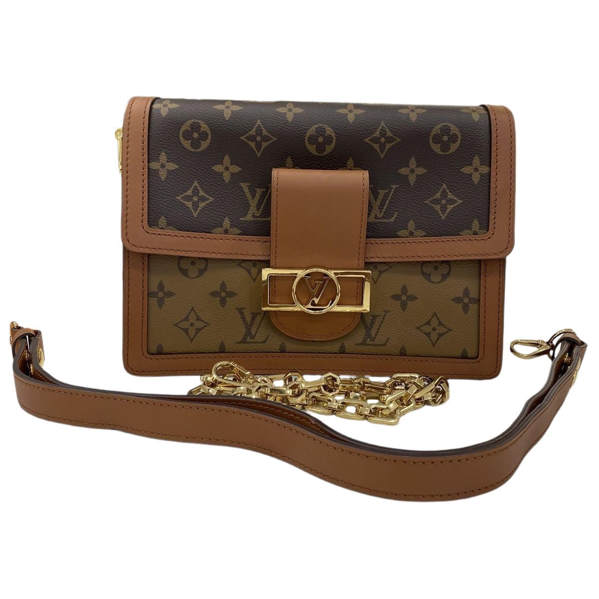 Louis Vuitton Dauphine leather handbag