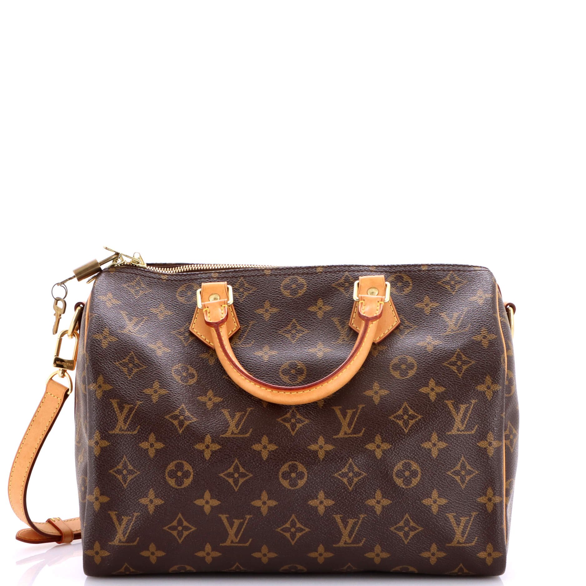Speedy Bandouliere Bag Monogram Canvas 30