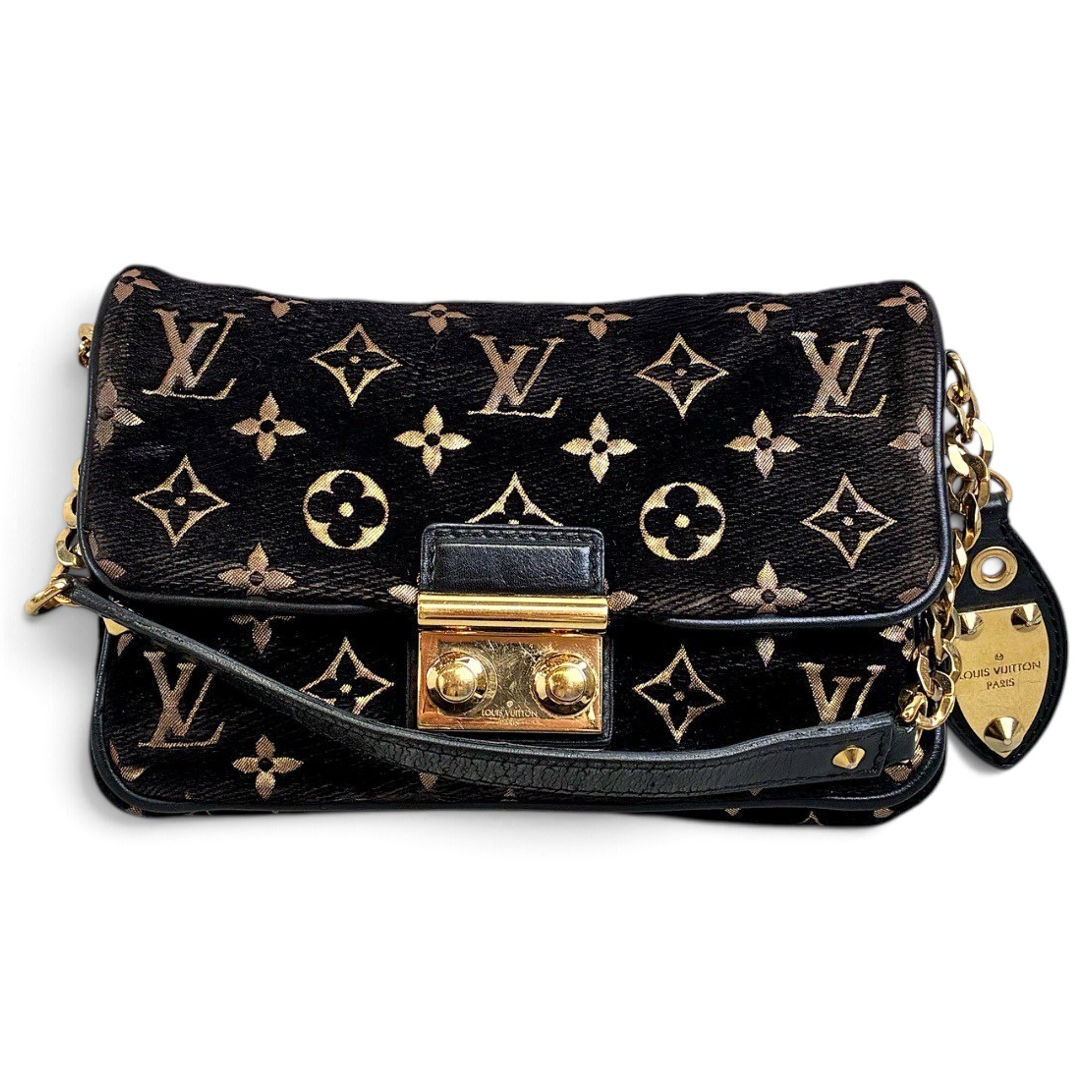 Velvet handbag