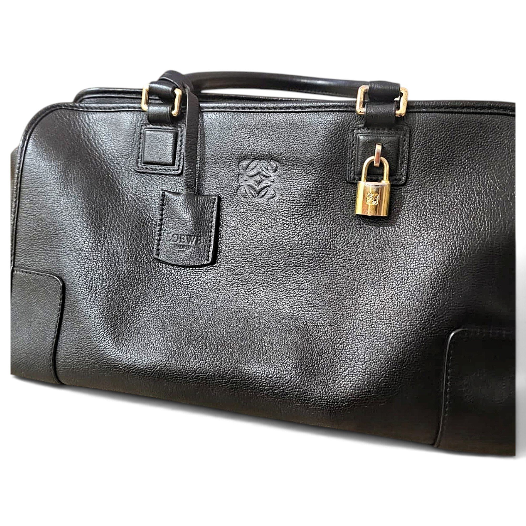 Amazona leather bowling bag