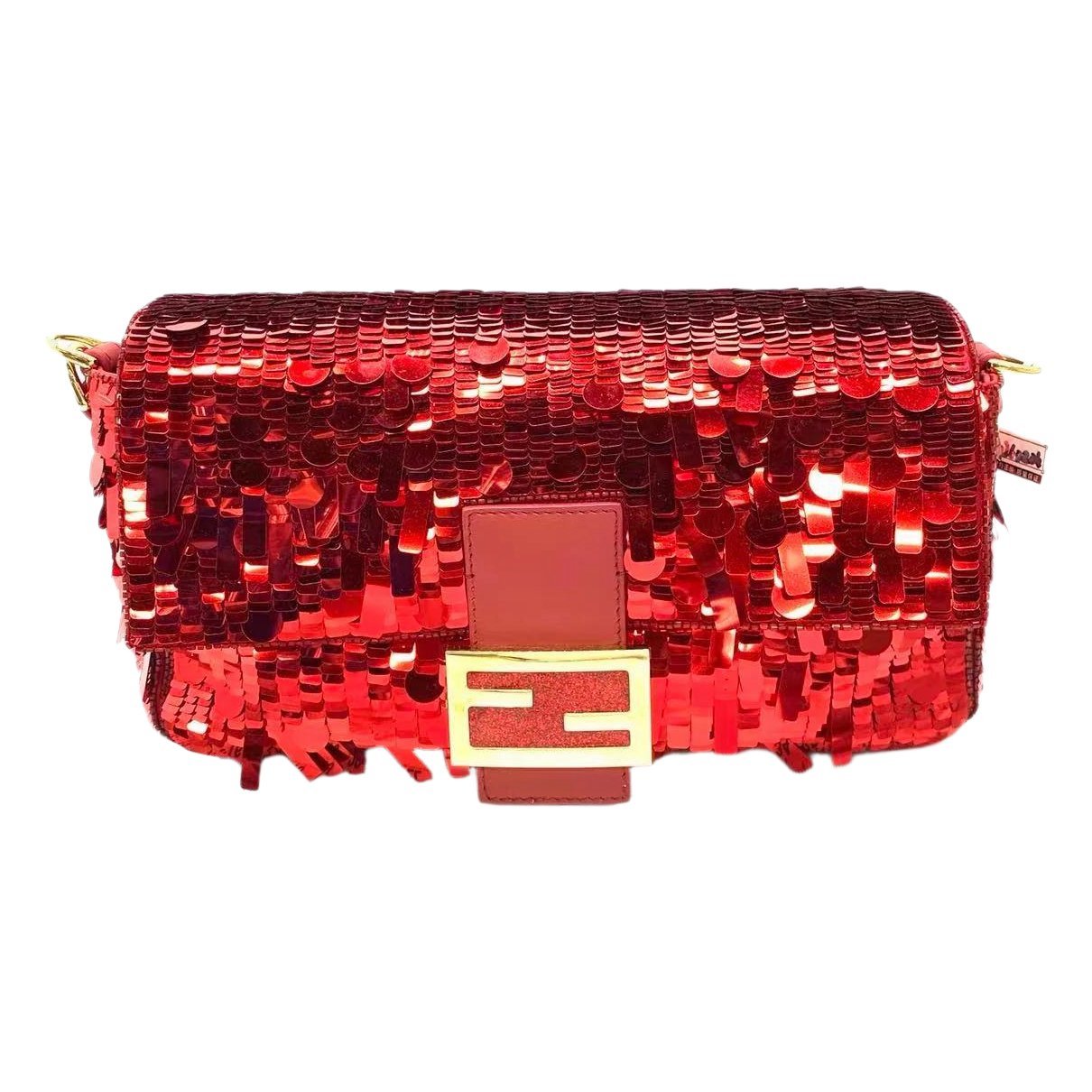 Baguette glitter bag