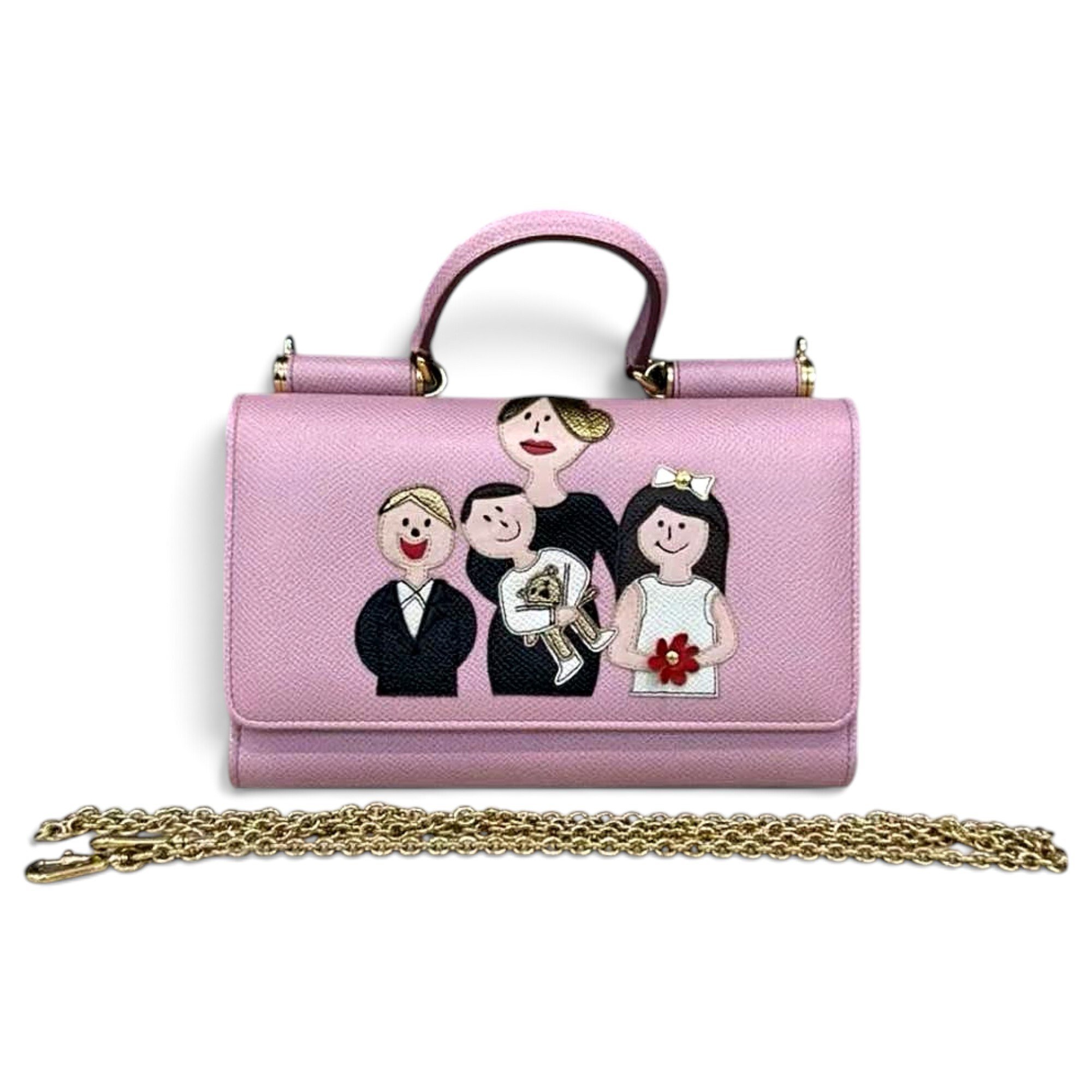 Dolce & Gabbana Sicily leather handbag
