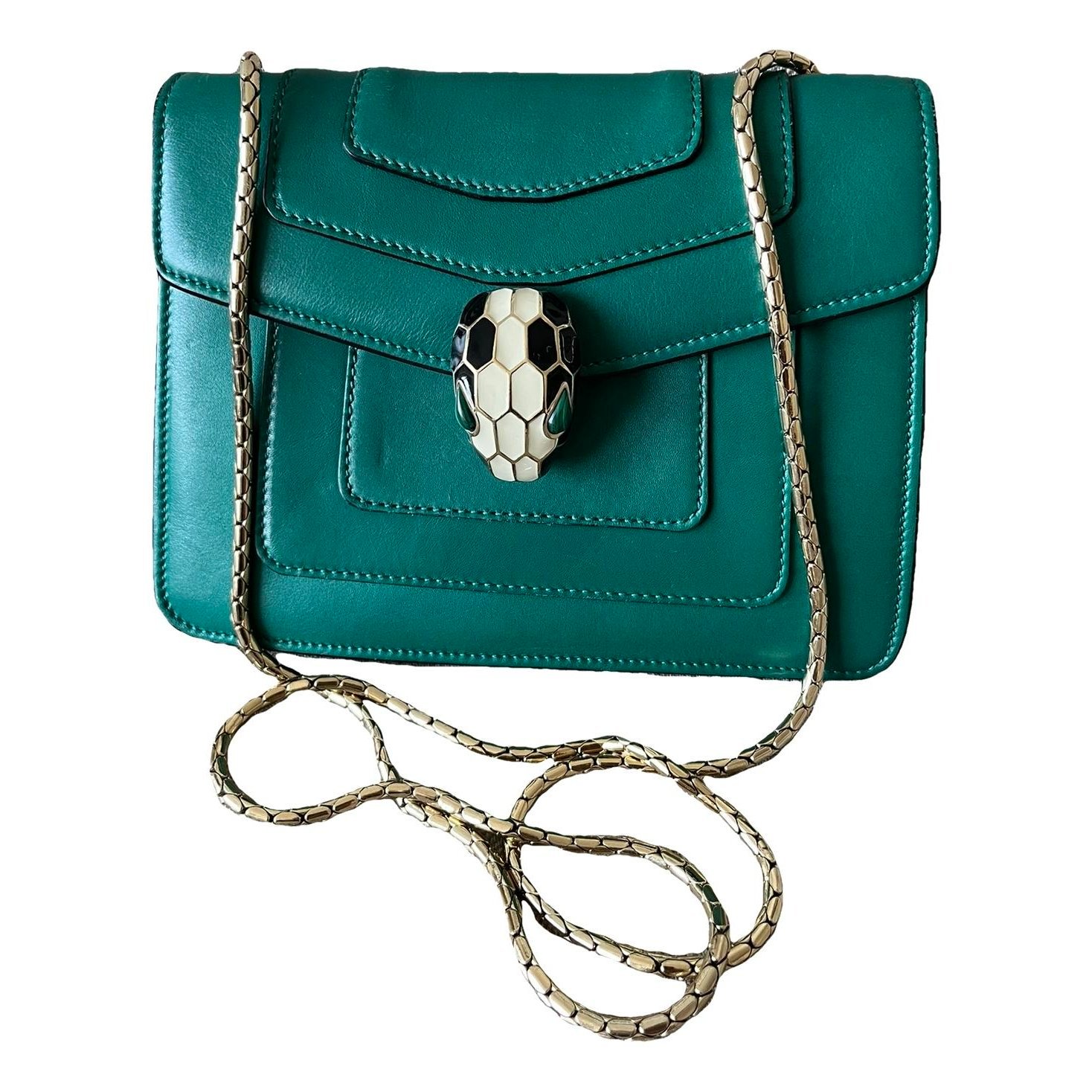 Serpenti leather crossbody bag