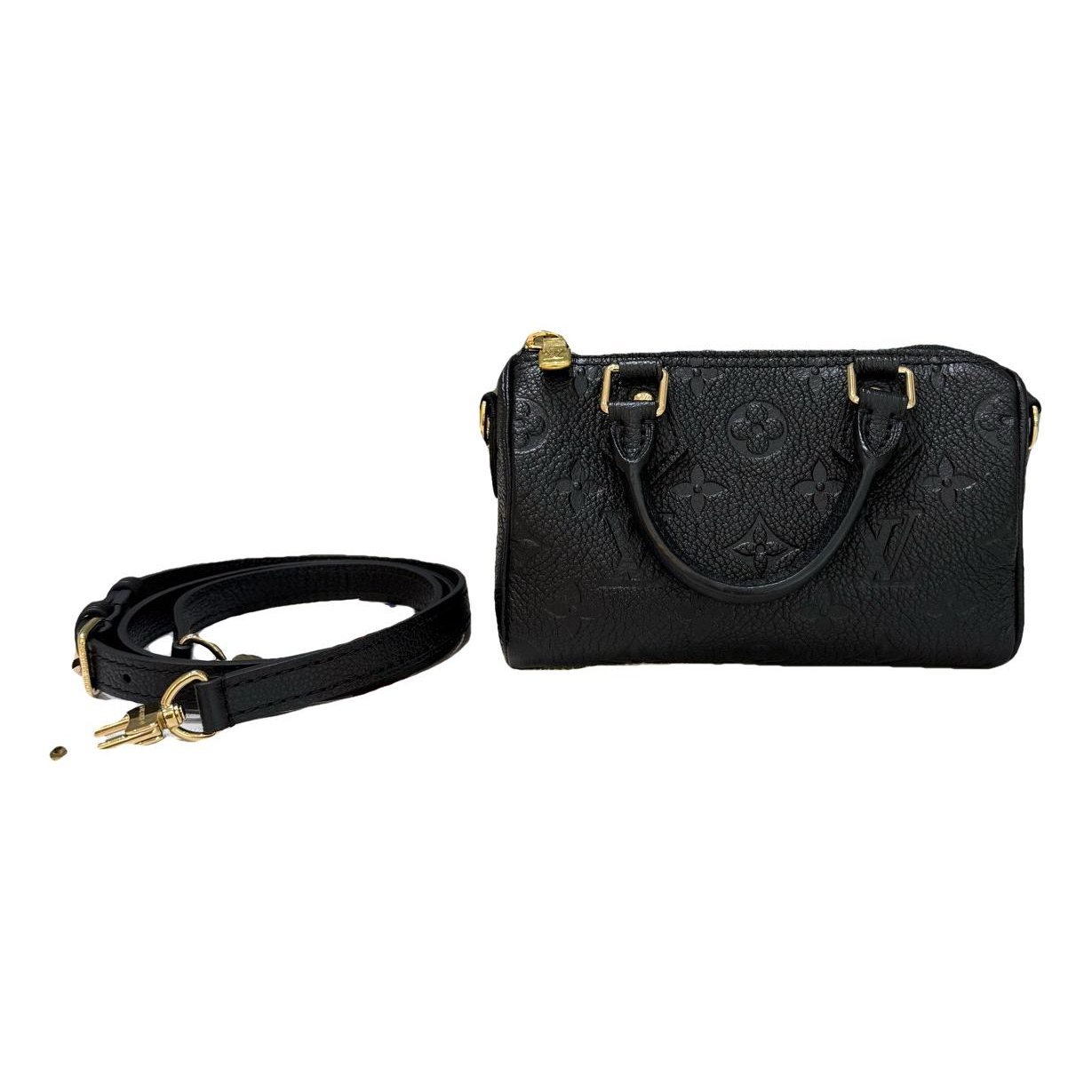 Nano Speedy / Mini HL leather handbag