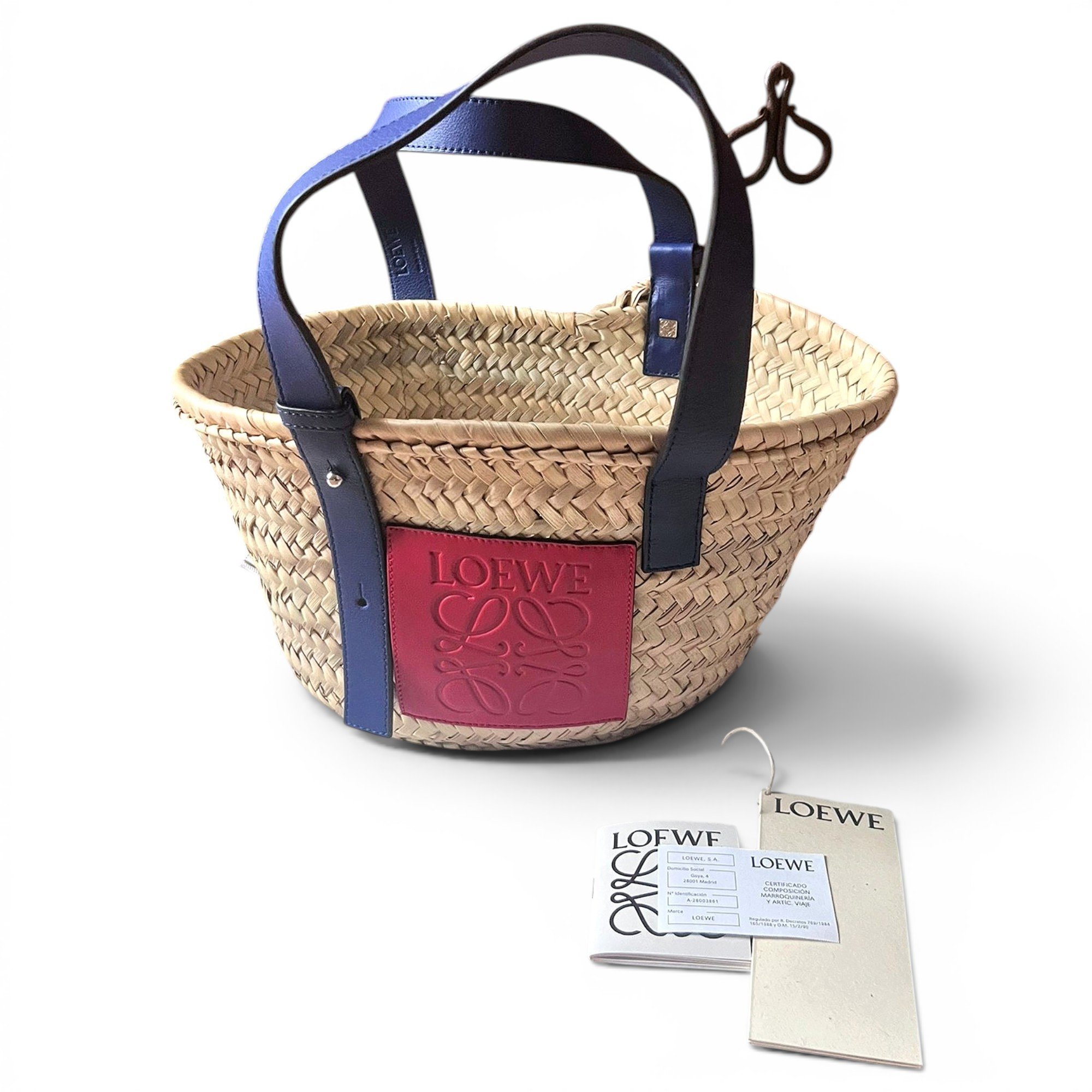 Basket Bag leather tote