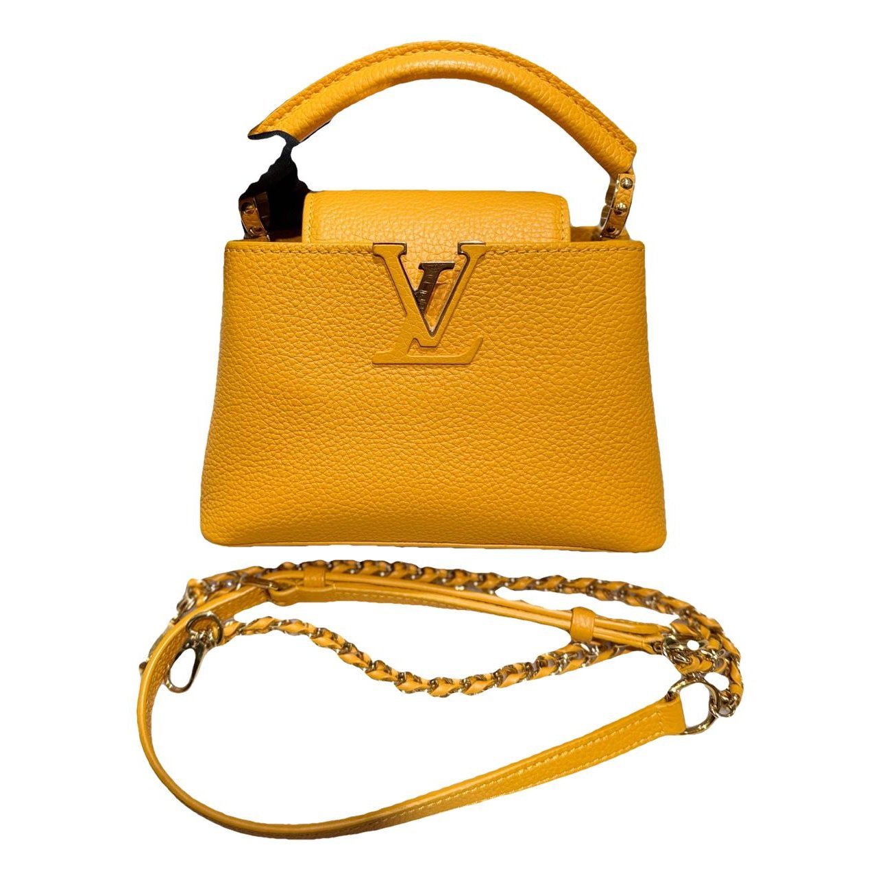 Capucines leather handbag