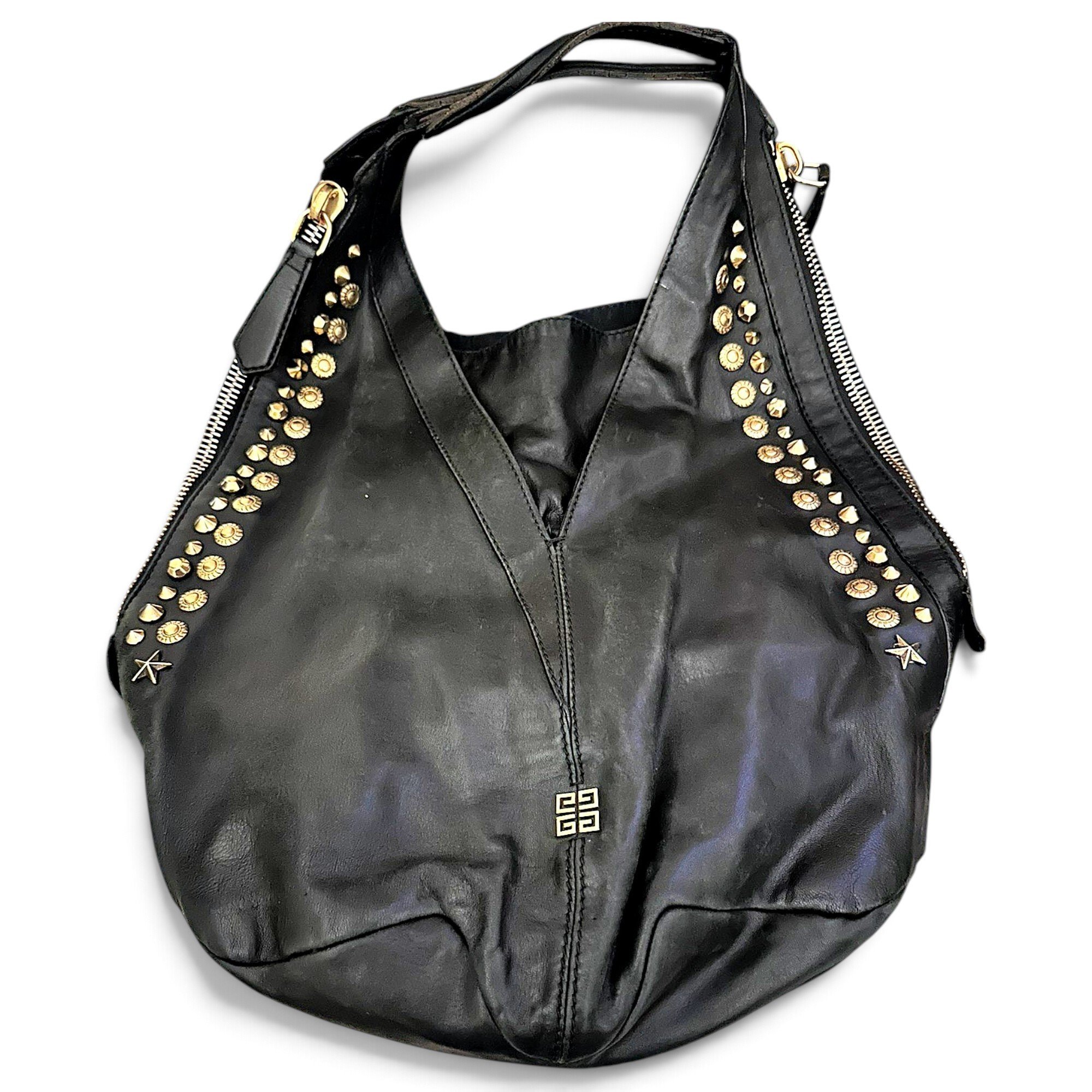 Georges V leather handbag
