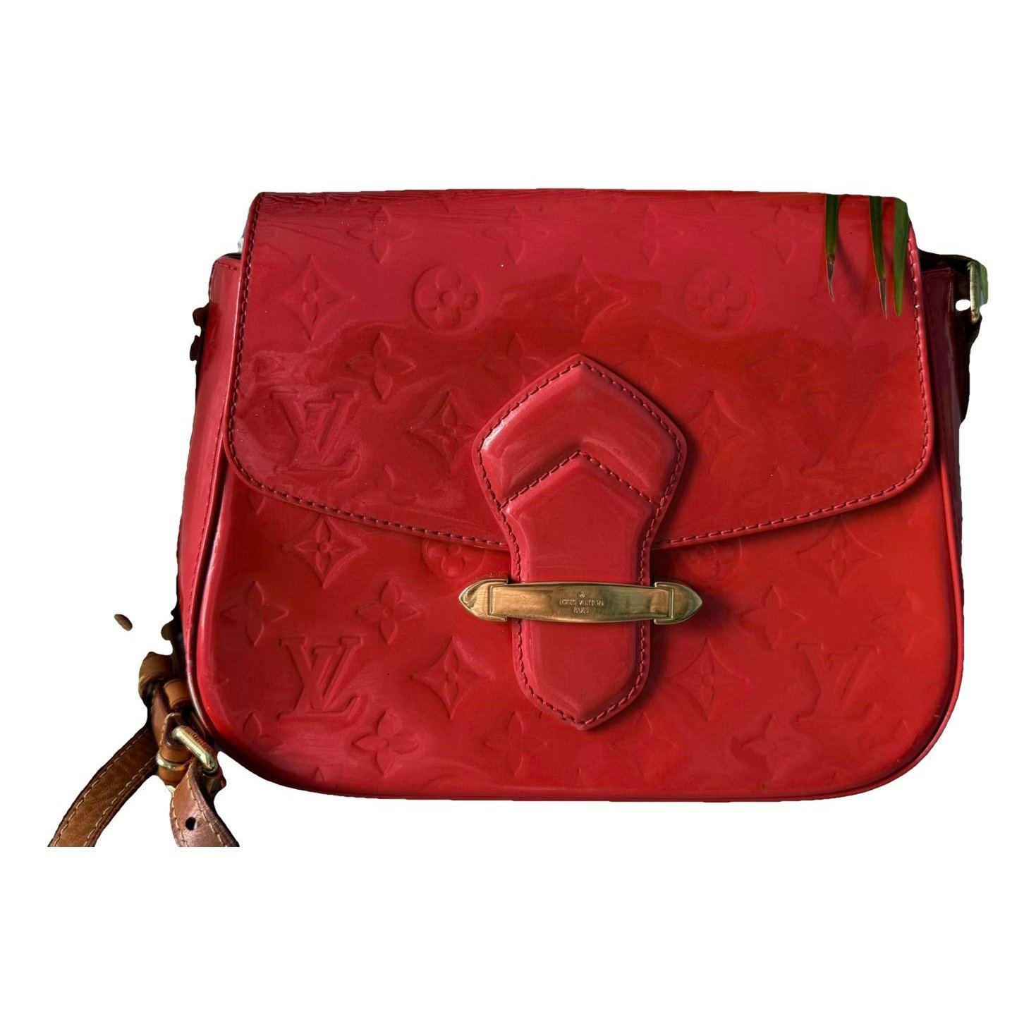 Patent leather handbag