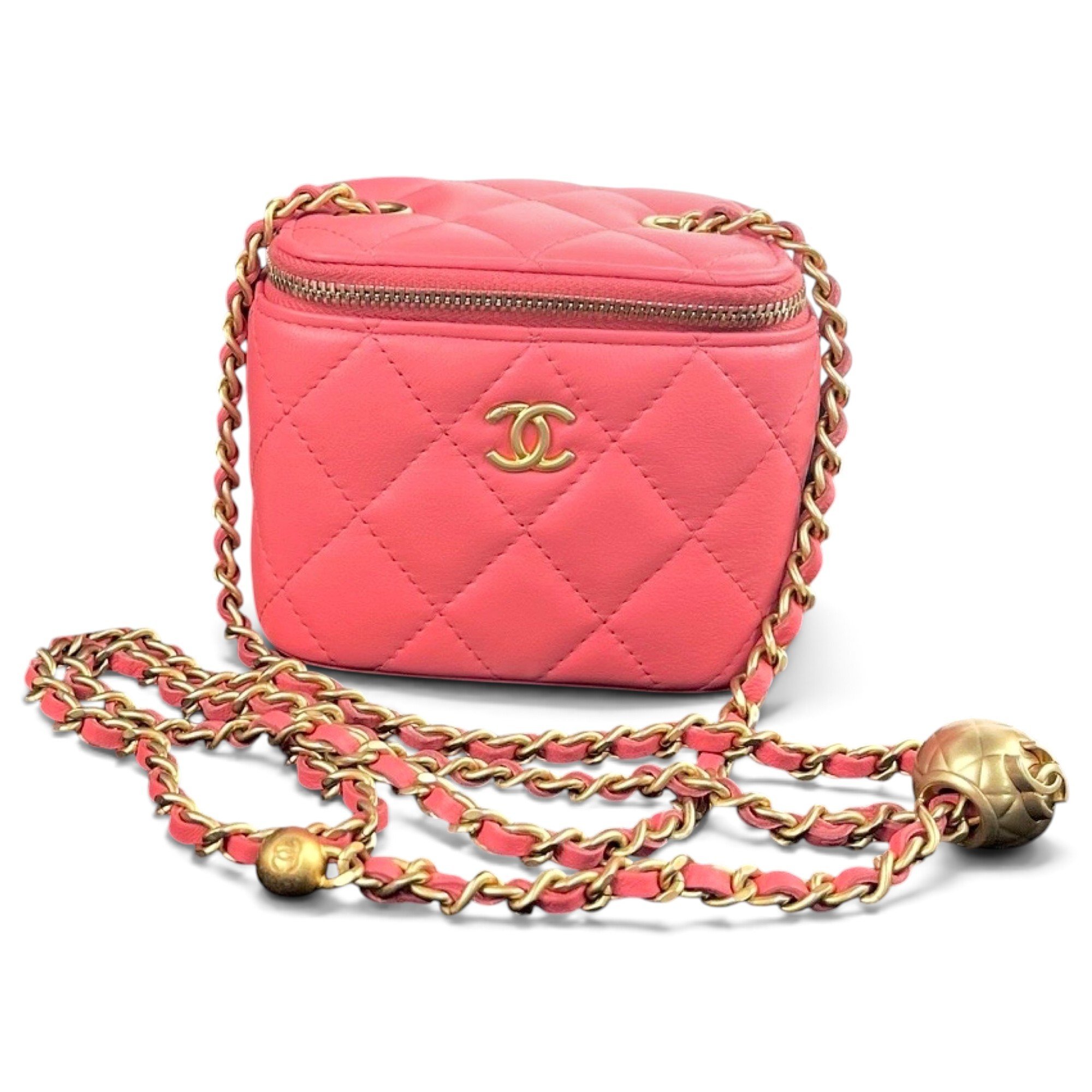 Vanity leather mini bag