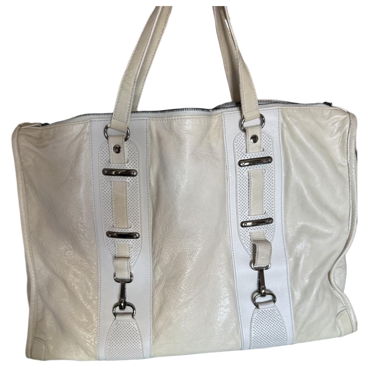 Leather tote