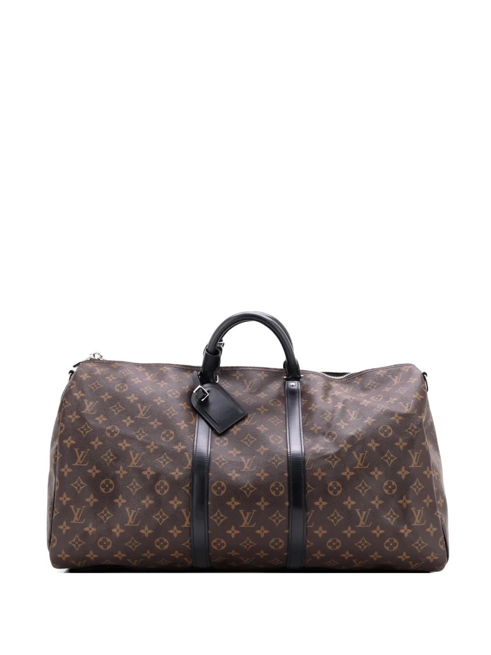 Keepall Bandouliere Bag Macassar Monogram Canvas 55 travel bag