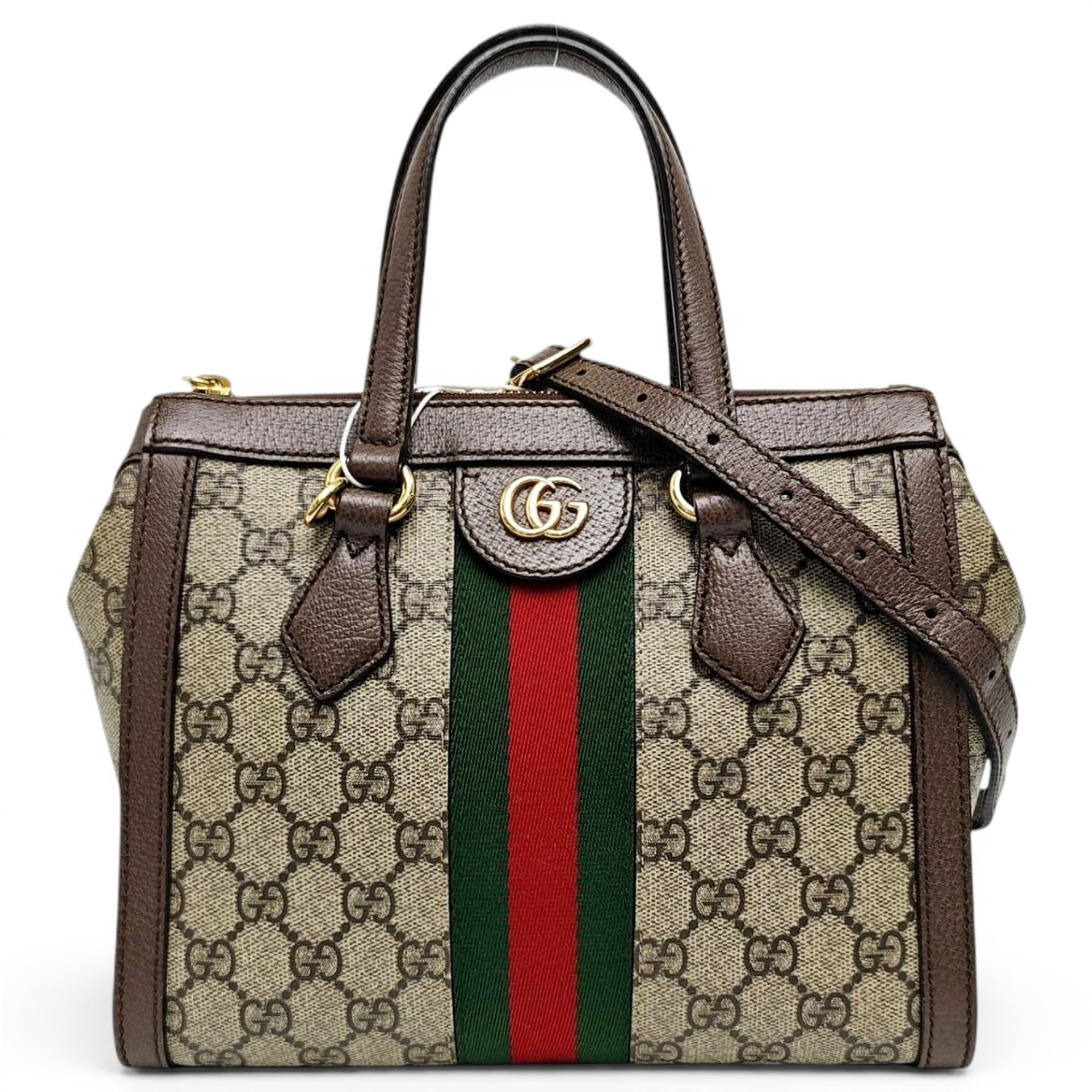 Ophidia Top Handle cloth handbag