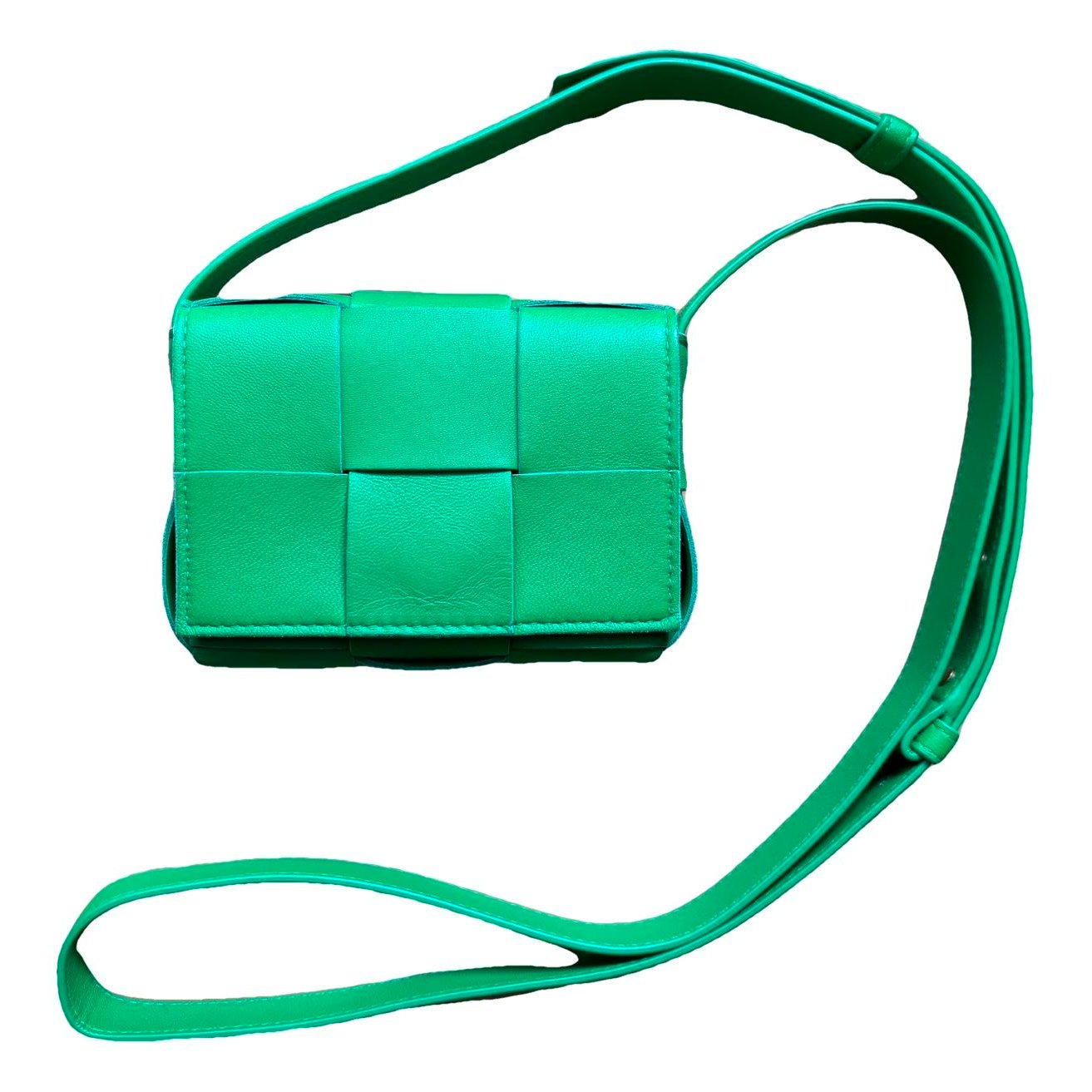 Cassette leather crossbody bag