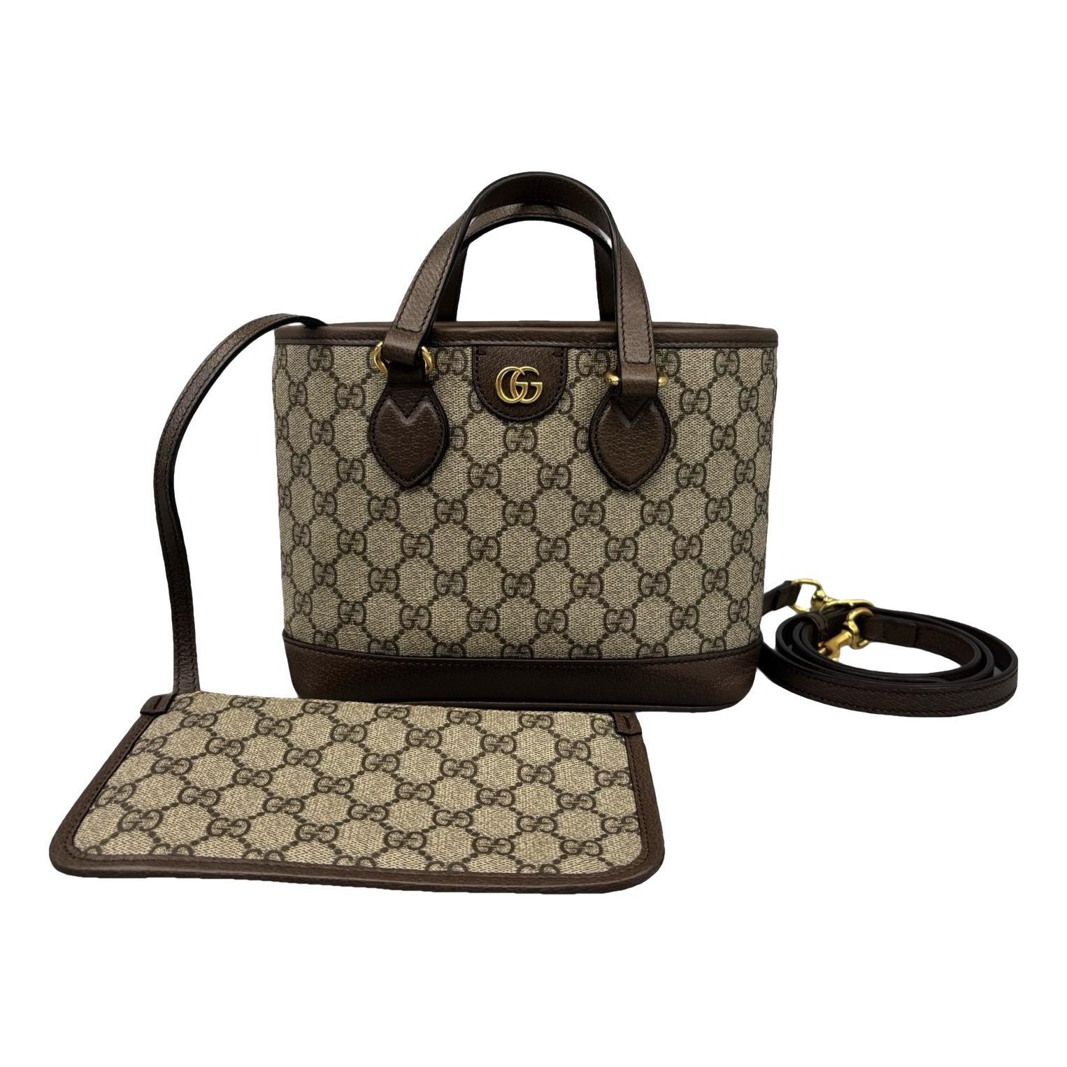 Ophidia Top Handle cloth handbag