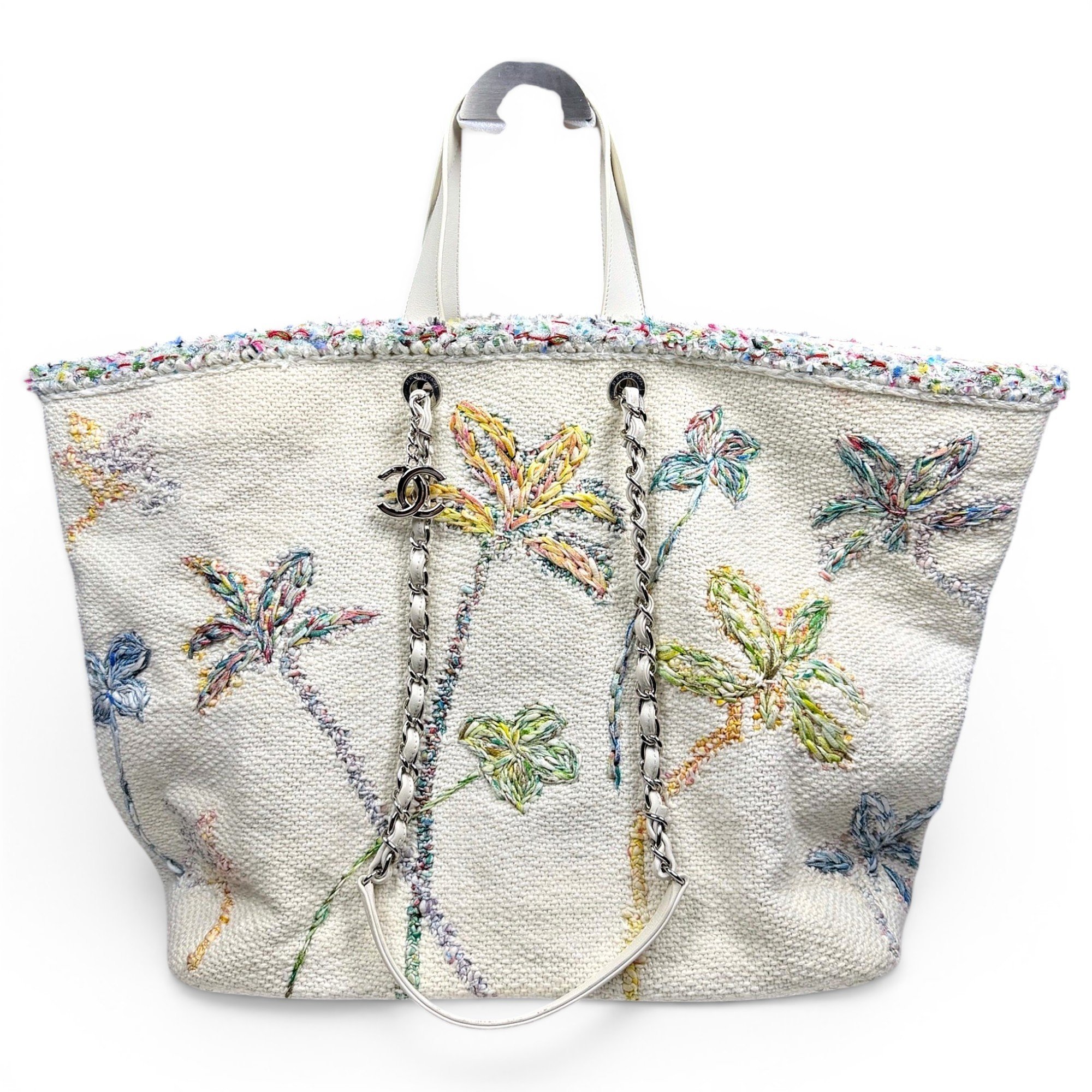 Chanel Deauville cloth tote