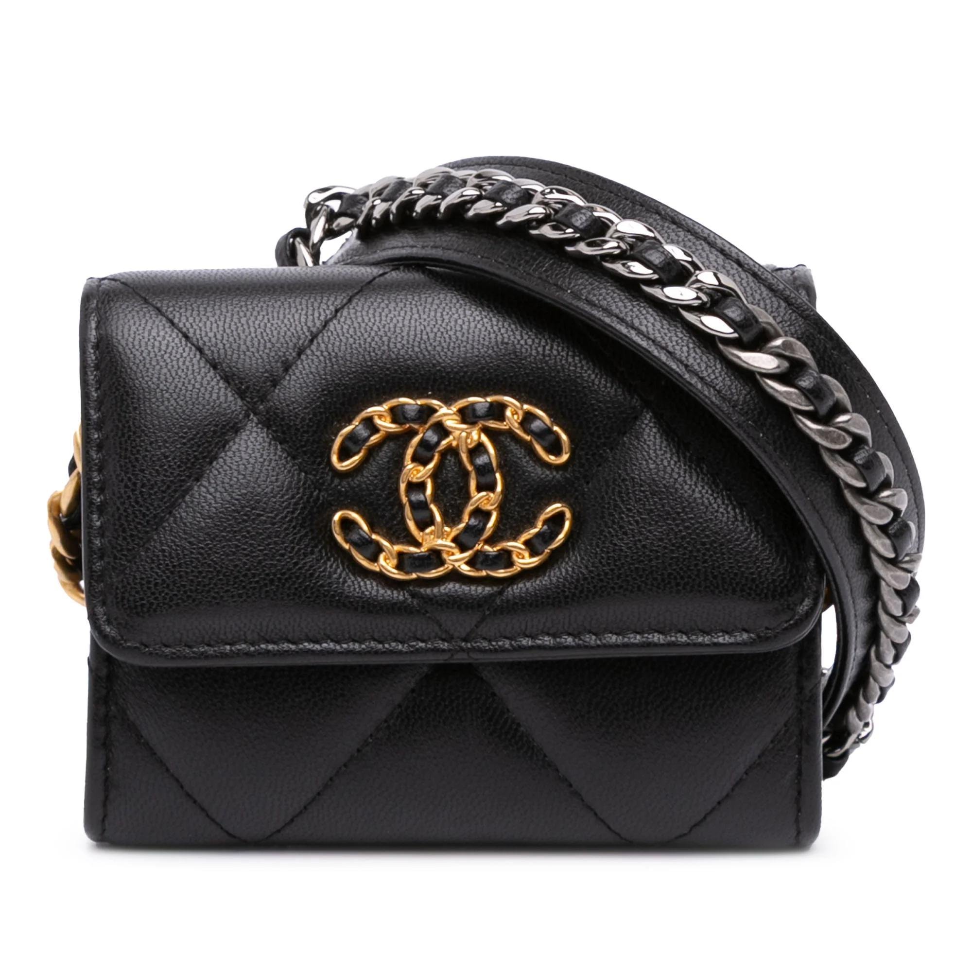 Chanel 19 pony-style calfskin handbag