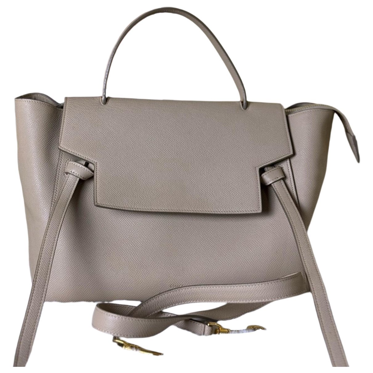 Belt leather handbag