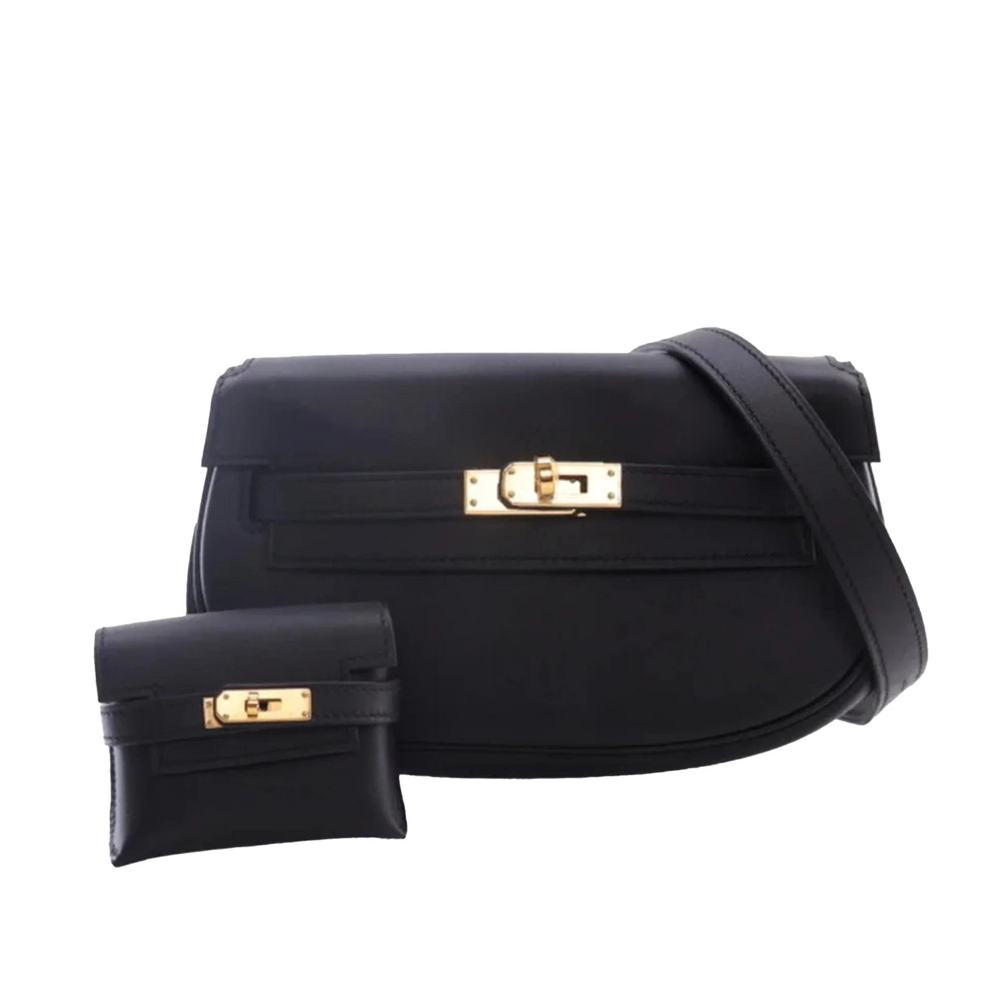 H leather bag