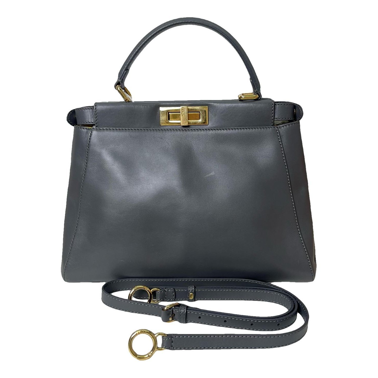 Peekaboo leather handbag